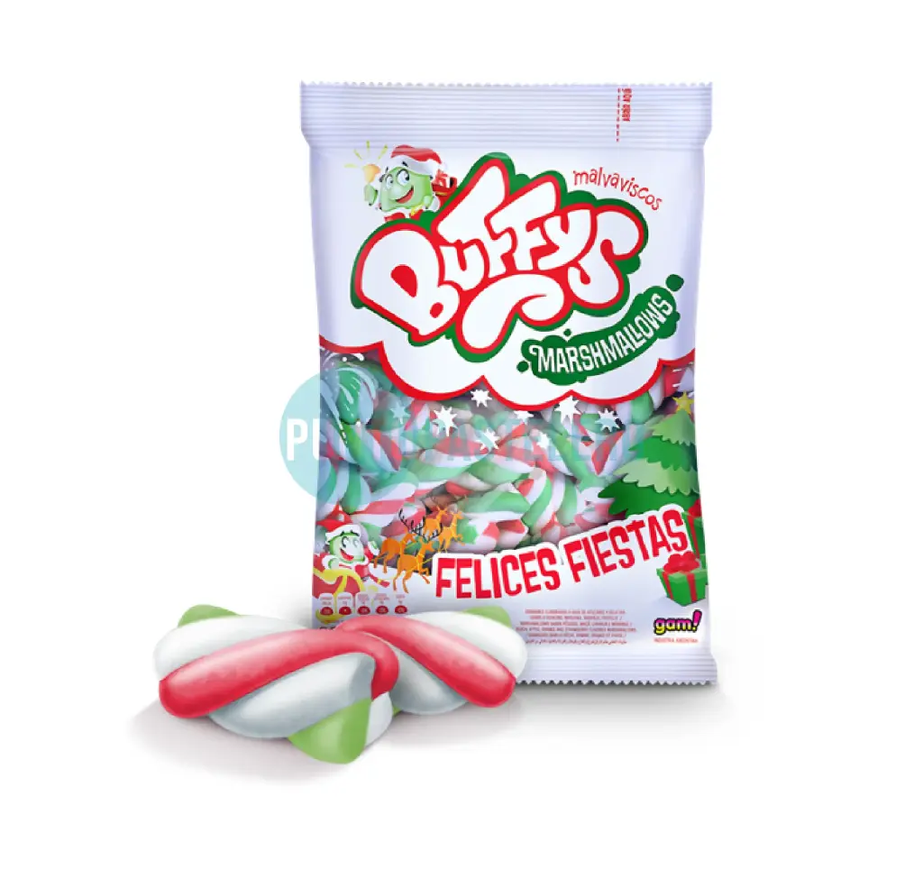 [7798178801095] MALVAVISCOS BUFFYS FELICES FIESTAS (X 200 GR.)