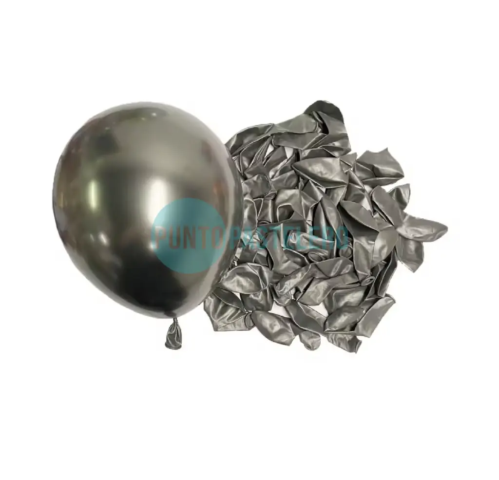 [05PEL] GLOBO BALLONS CROMADO 5" PELTRE (X 50 U.)
