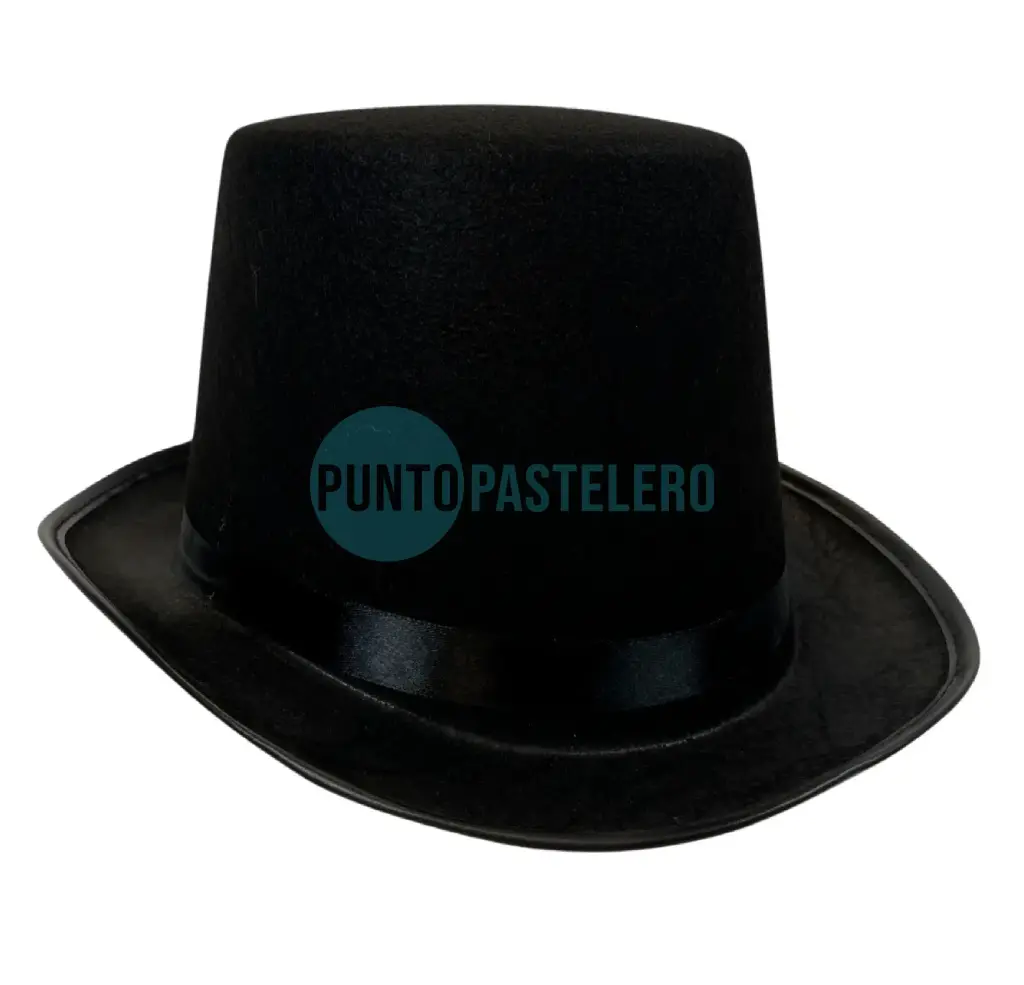 GALERA MAGO CABALLERO ALTA NEGRA DE TELA