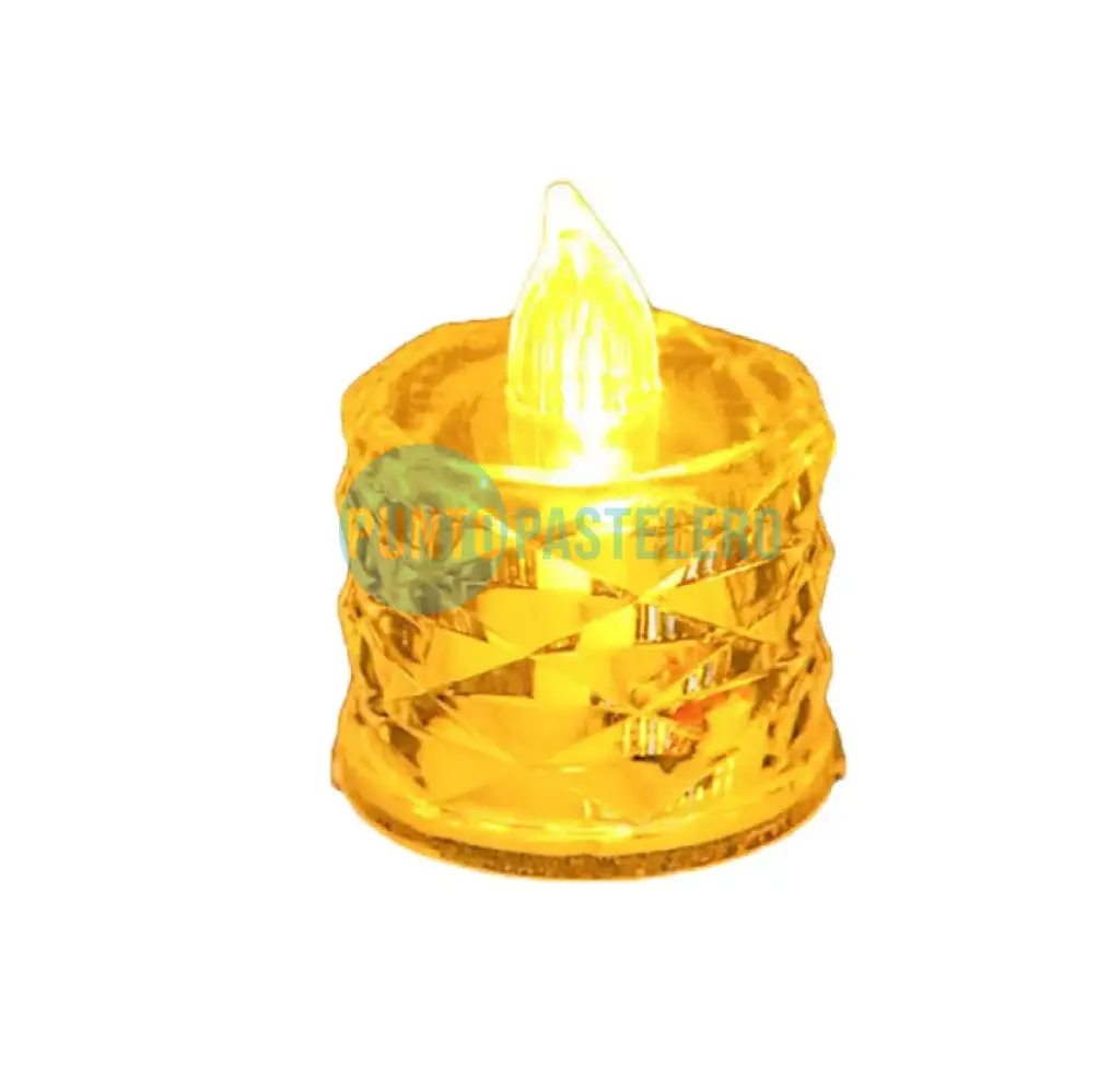 VELA DE NOCHE LED ALTA FACETADA (5 CM) (CALIDA)