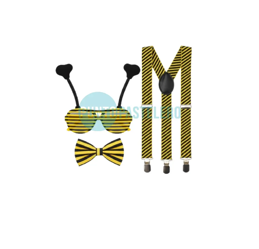 SET ABEJA (TIRADOR - MOÑO - ANTEOJO) (3 PZ)