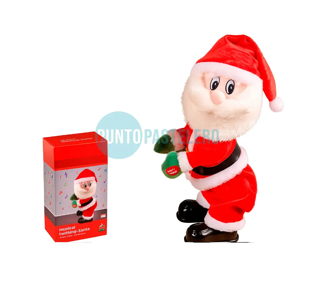 [2025990012657] ADORNO PAPA NOEL SONIDO-MOVIMIENTO (PERREO)