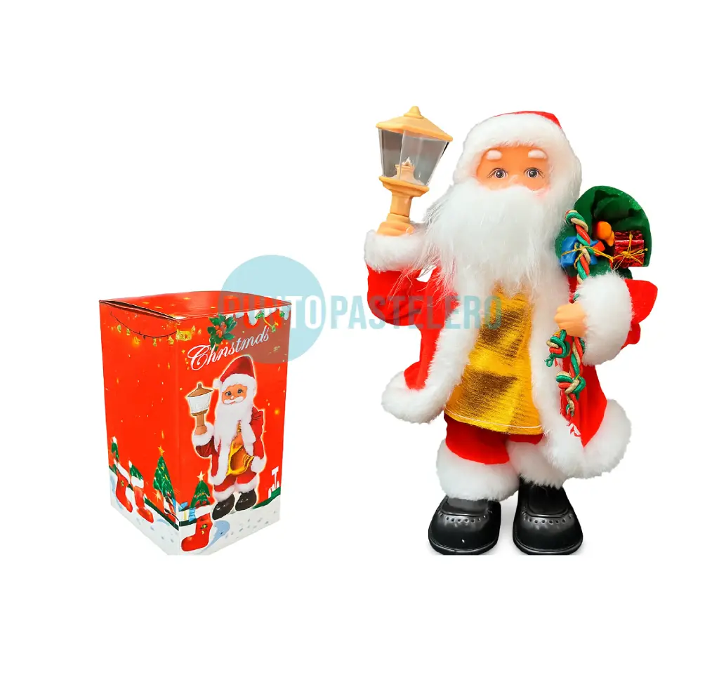 ADORNO PAPA NOEL SONIDO-MOVIMIENTO Y LUZ