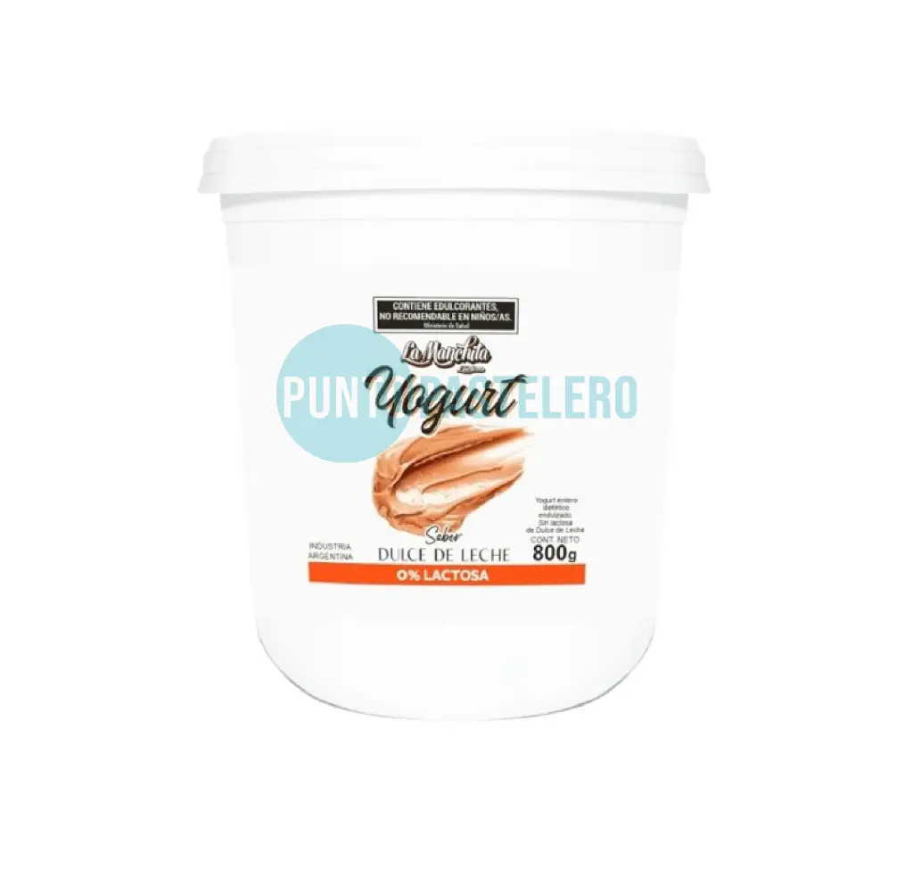 YOGURT DULCE DE LECHE LA MANCHITA (X 830 GR.) (SIN LACTOSA)