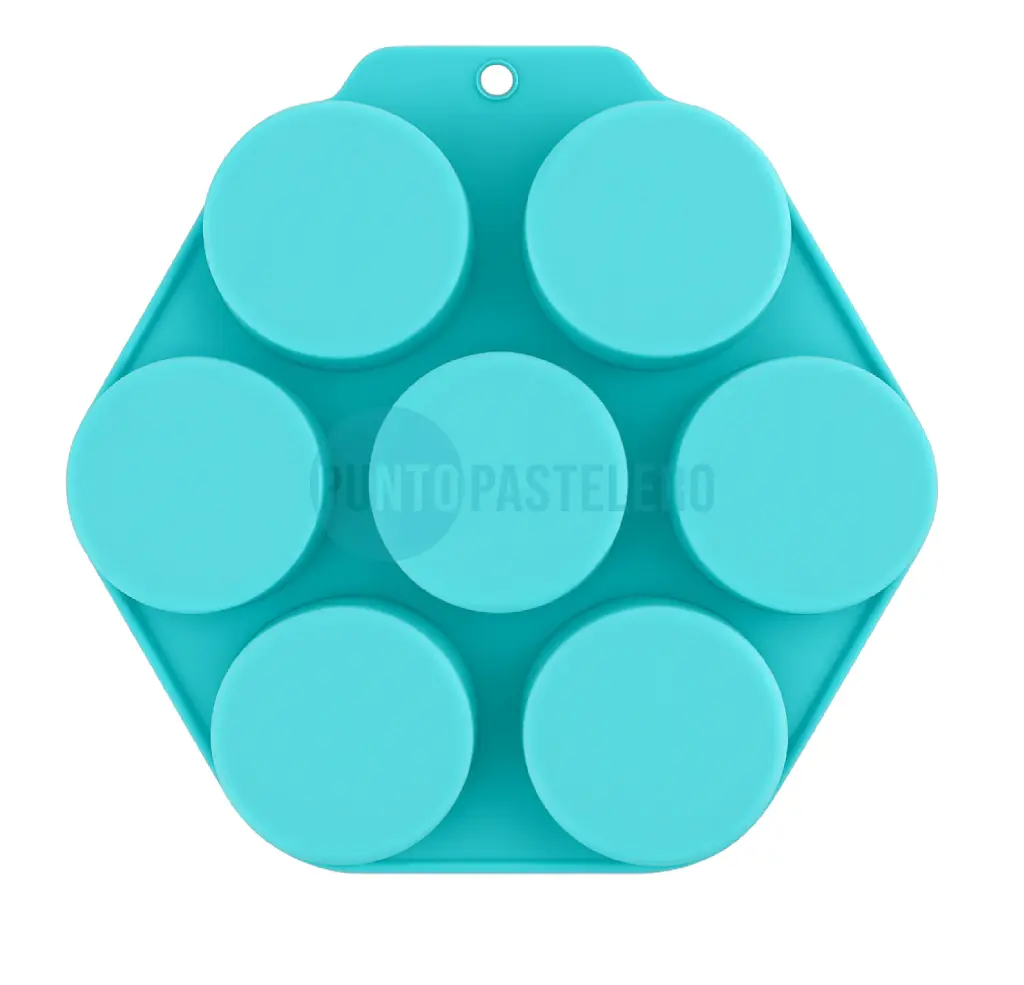 [M7C09] MOLDE SILICONA 7 CIRCULOS (7A3) [P]