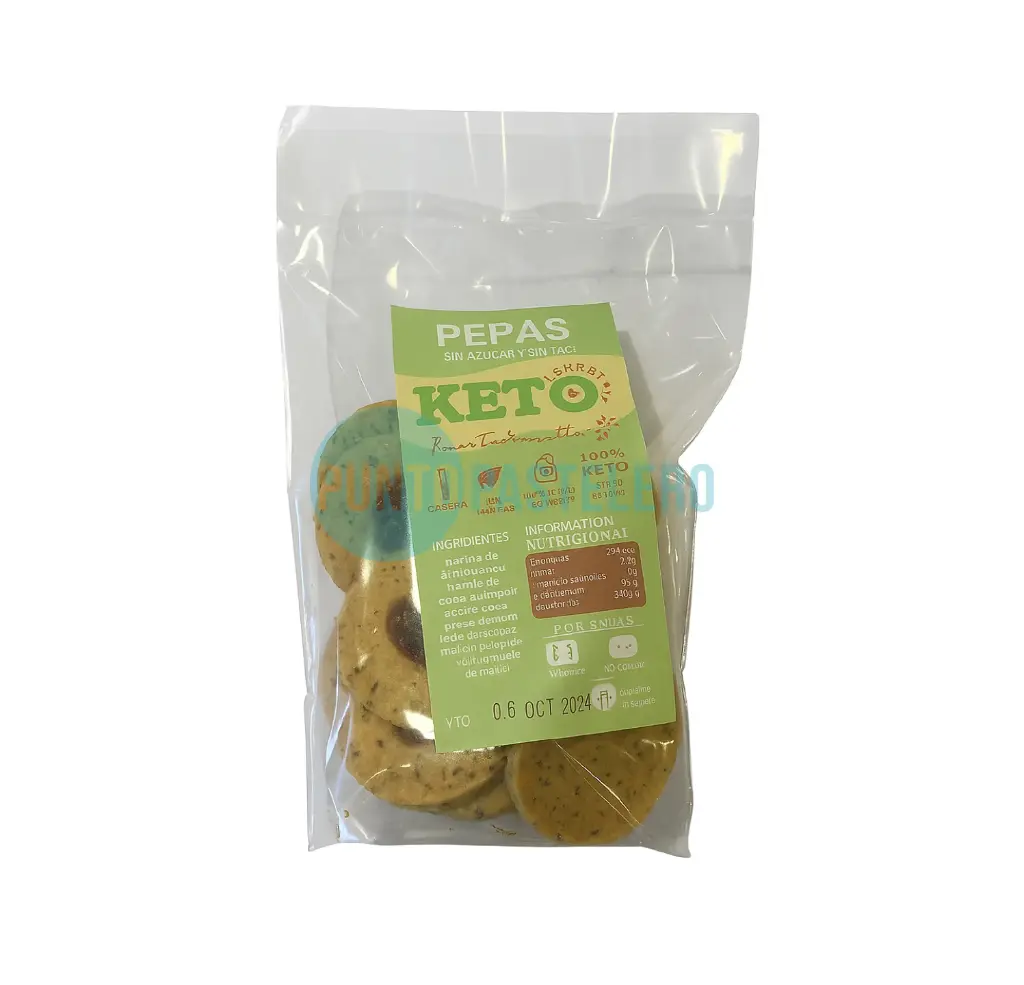 [PEKE01] PEPAS DE FRUTOS ROJOS KETO (X 100 GR.) (KETO CEBALLOS)