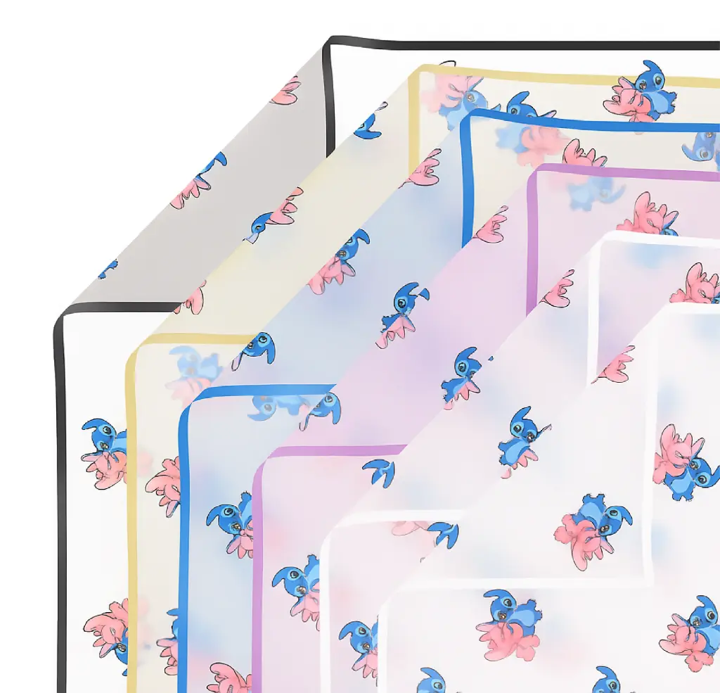 [6976814012079] PACK PAPEL COREANO DE REGALO IMPERMEABLE  (X 20 U.) (STITCH)