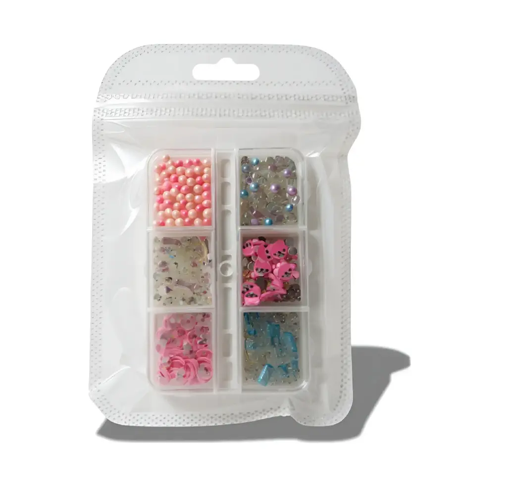 [6154414703249] SET DECORATIVO STRASS PARA NAIL ART (6 U.)