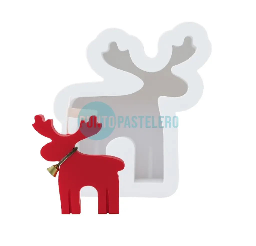[BM3625] MOLDE SILICONA RENO NAVIDAD (B110) [P]
