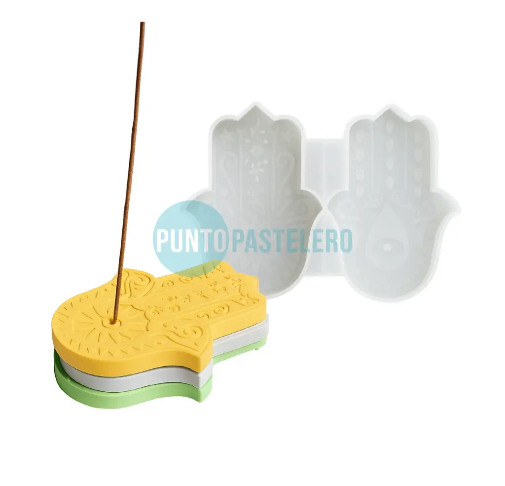 [BM2365] MOLDE SILICONA PORTA SAHUMERIOS MANO DE FATIMA (BM2365) [B8]