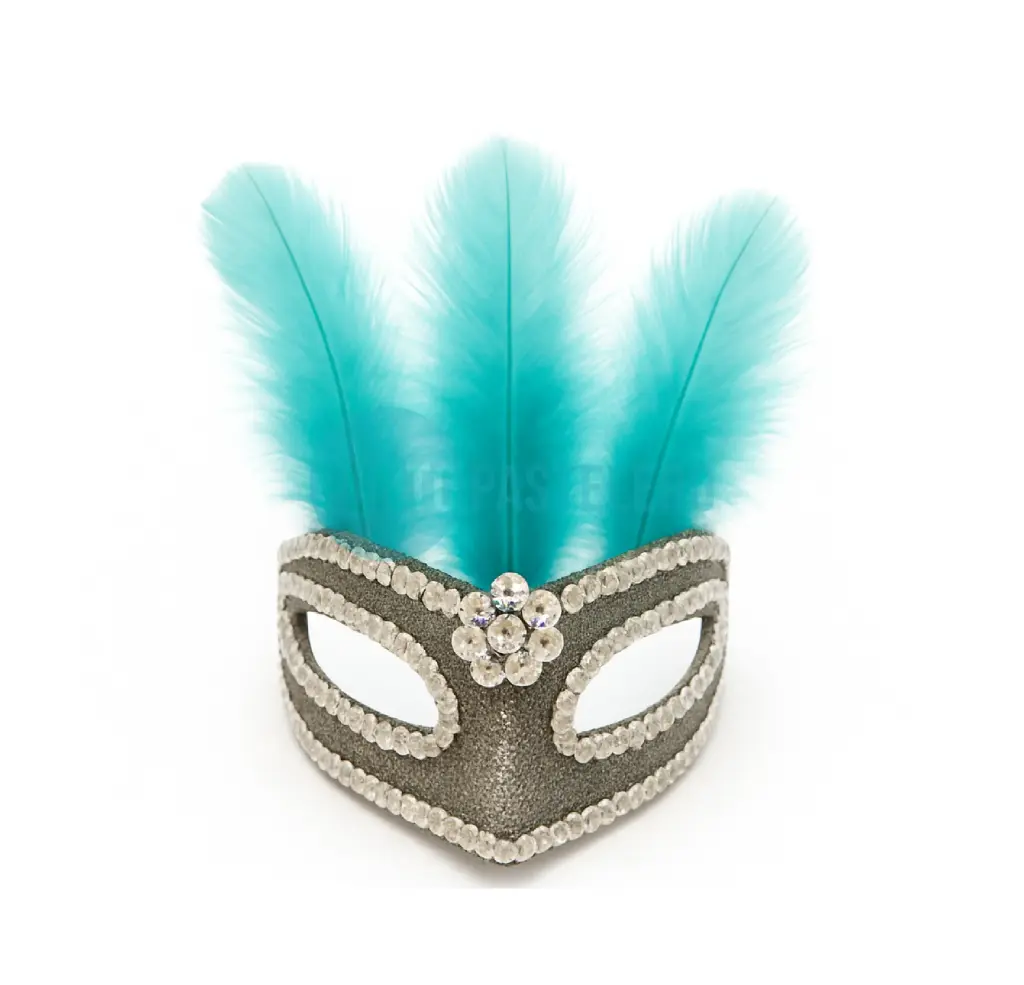 CORONA COMPARSA PRINCESA KATE (VERDE AGUA)