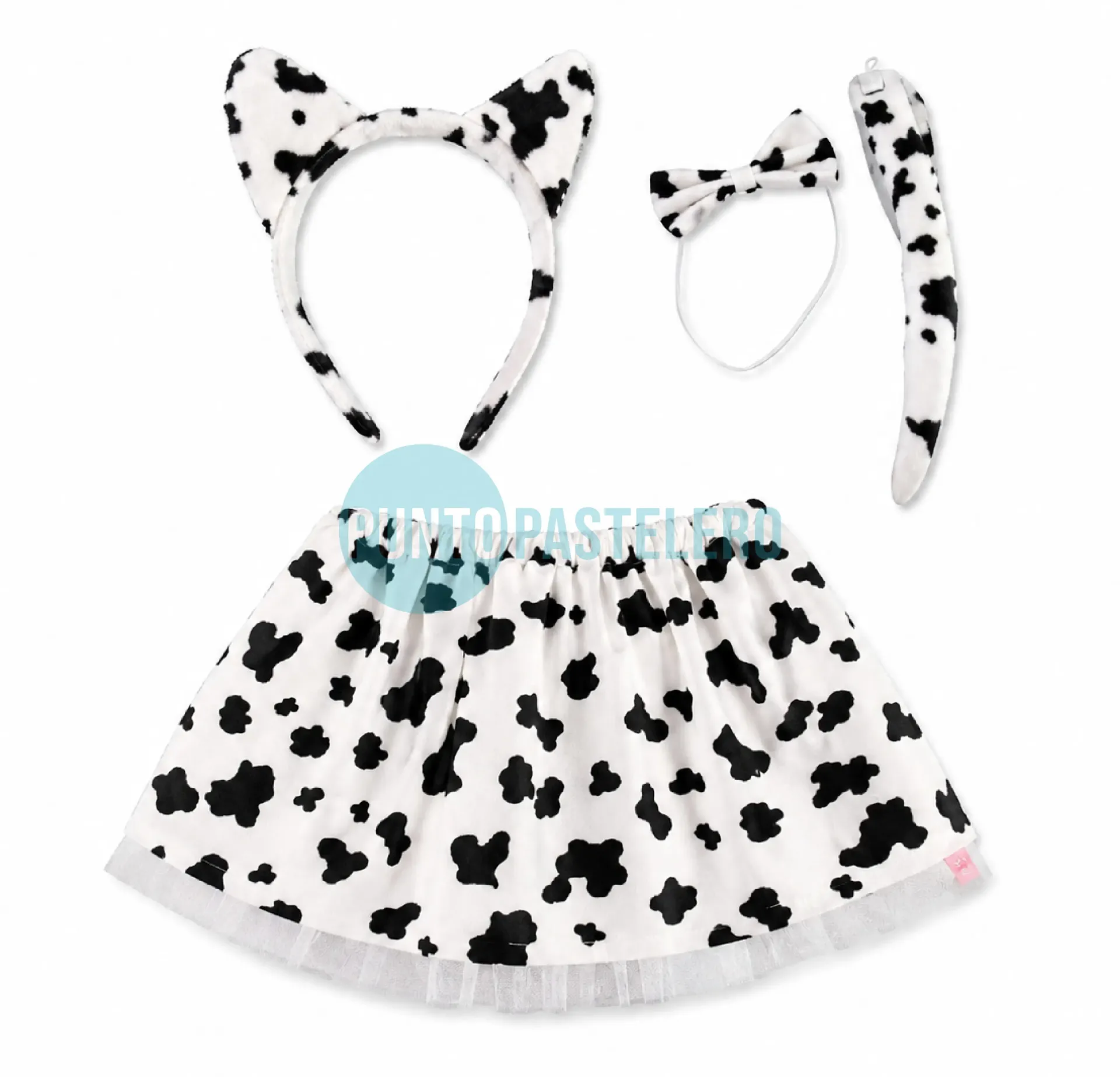 [31403500] SET DISFRAZ VAQUITA (TUTU - VINCHA - COLA - MOÑO) 