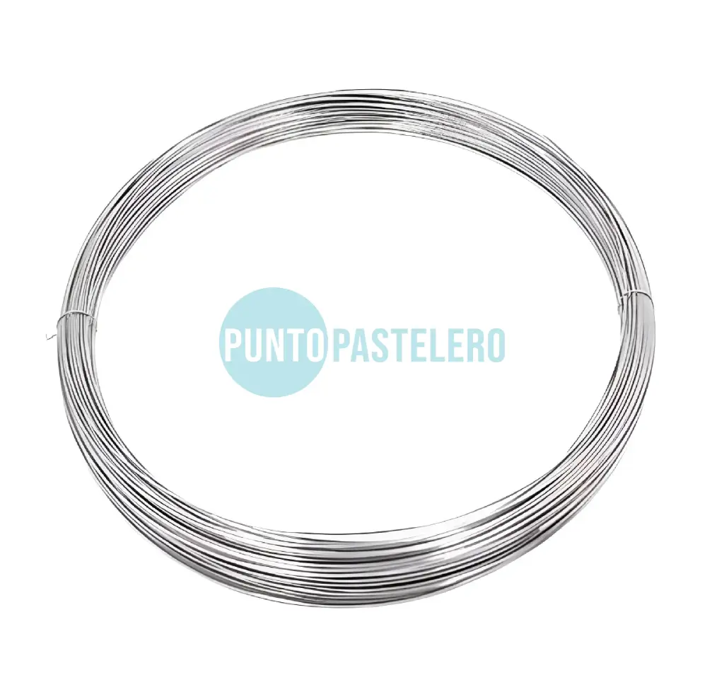 ALAMBRE DE ALUMINIO PLATA (X 9 MT.)