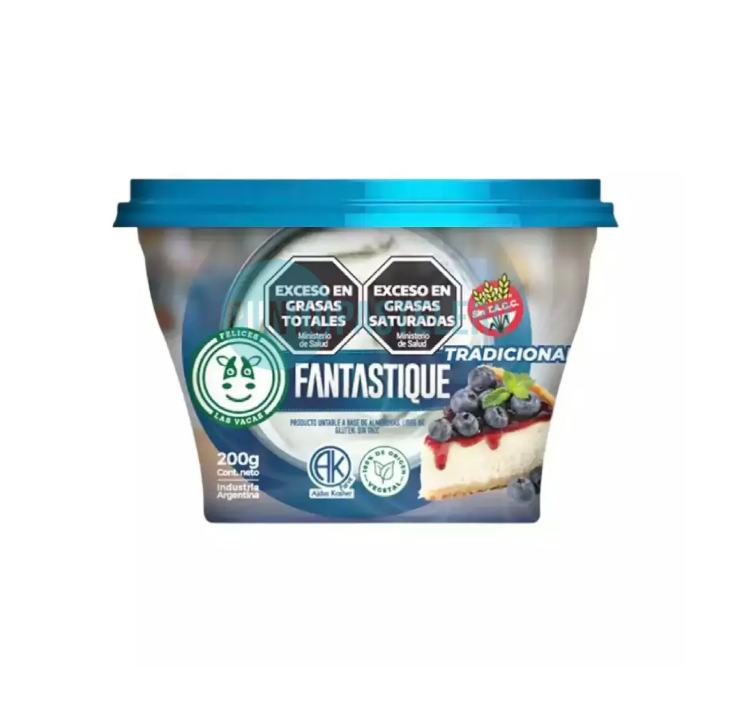 QUESO UNTABLE FELICES LAS VACAS FANTASTIQUE (X 200 GR.) (VEGANO)