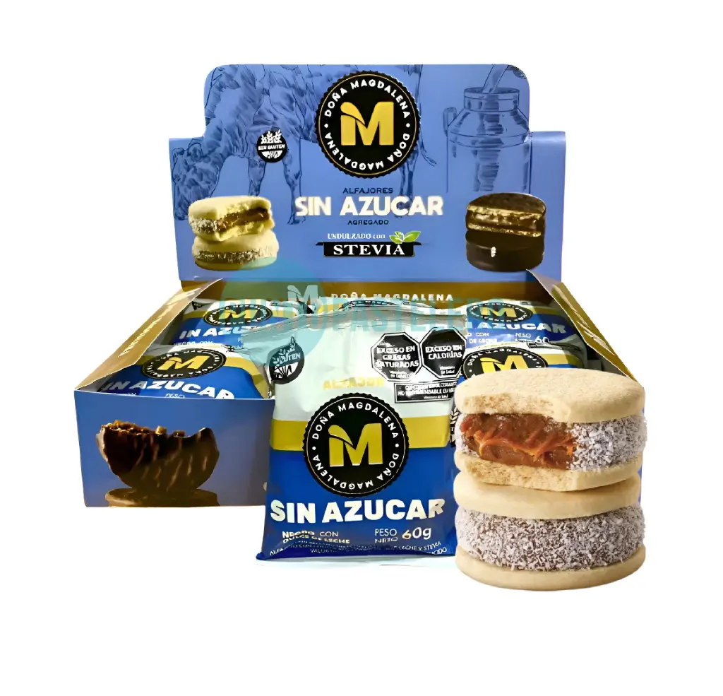 [7798054490801] ALFAJOR DE MAICENA DOÑA MAGDALENA (X 60 GR.) (SIN AZUCAR) (SIN TACC)