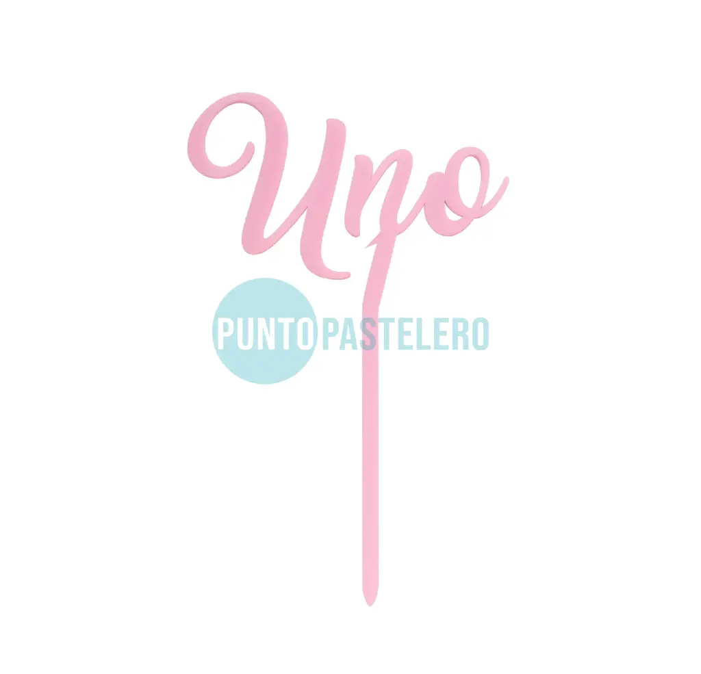 [TU01B] TOPPER "UNO 1" 3D (TT) (BLANCO)