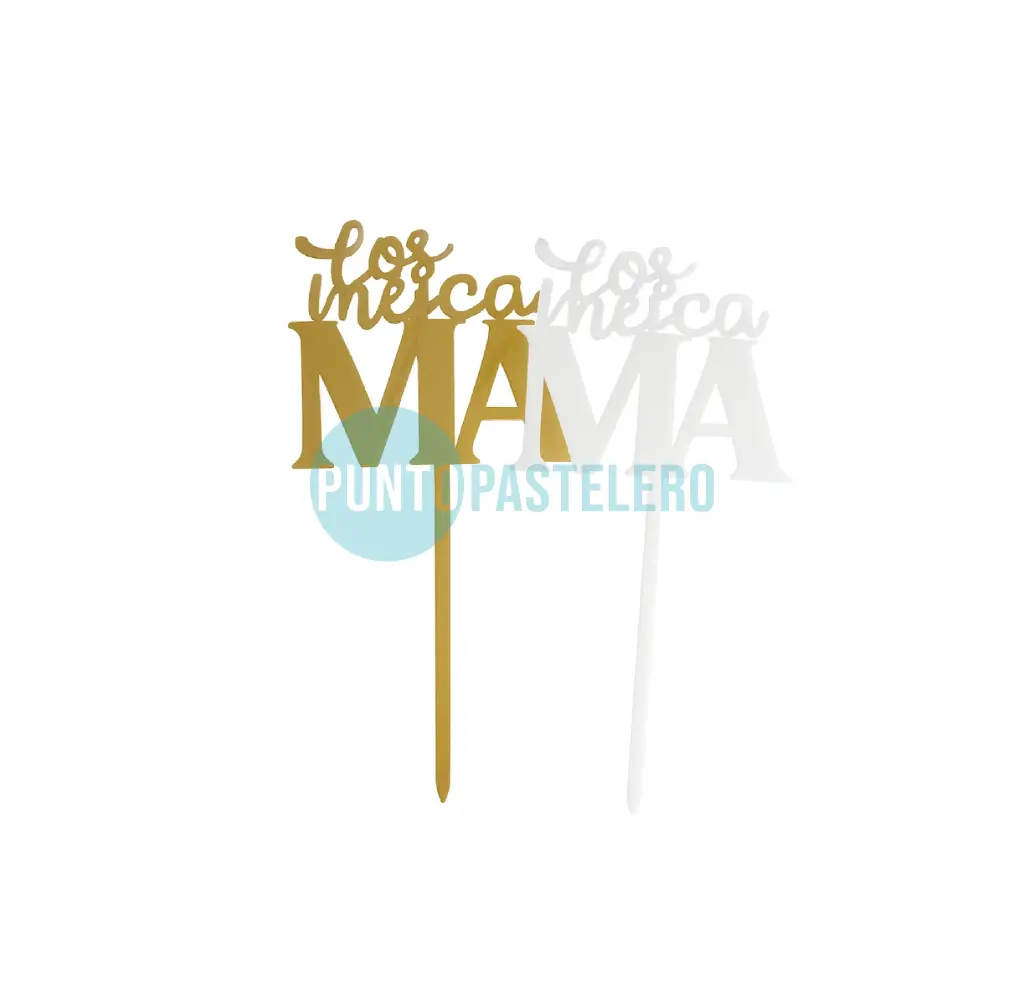[MA10B] TOPPER "MA SOS UNICA" 3D (TT) (BLANCO)