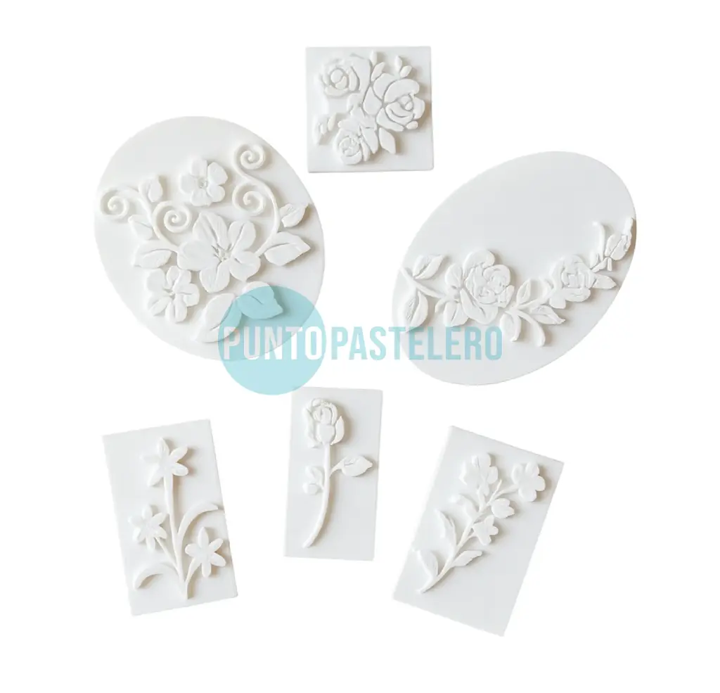 [SE89TT] SET SELLOS "FLORES" (6 U.)