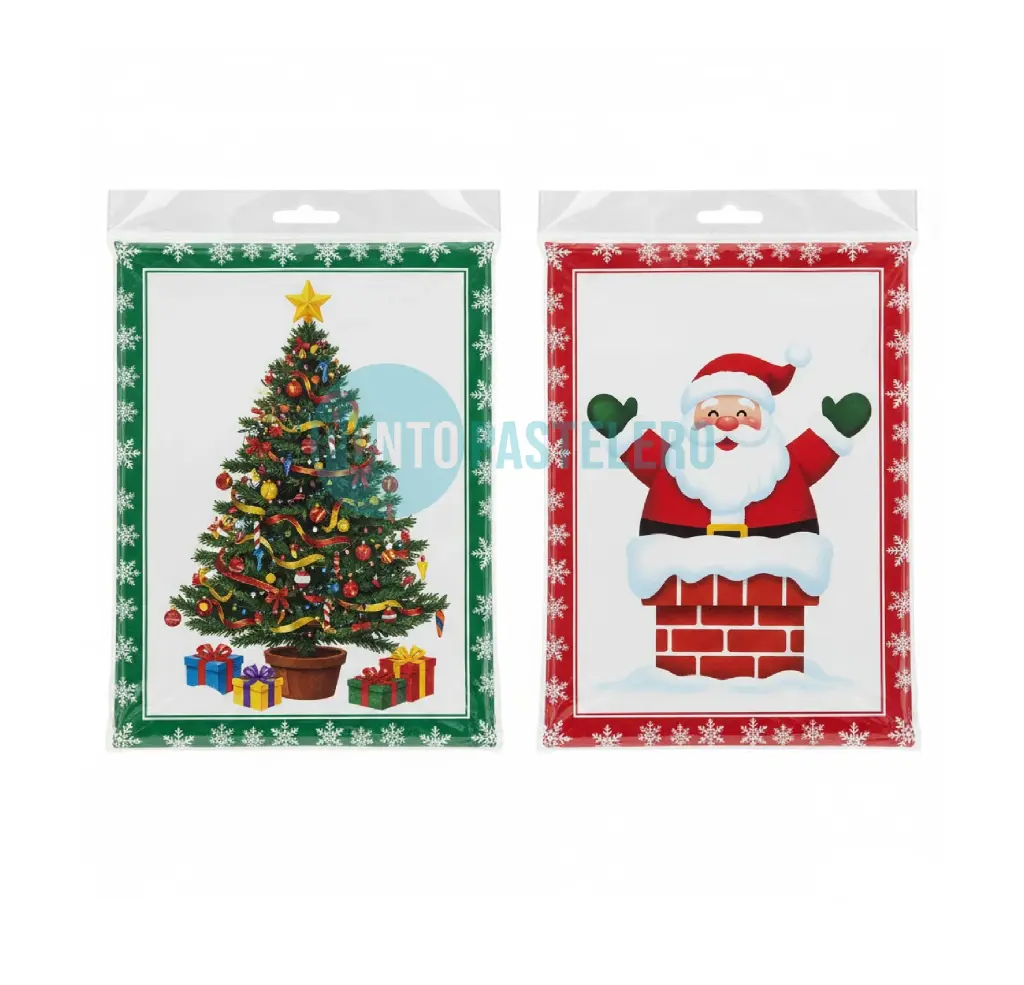 [779812603298] MANTEL PLASTICO NAVIDEÑO (1.20 X 1.80 MT)