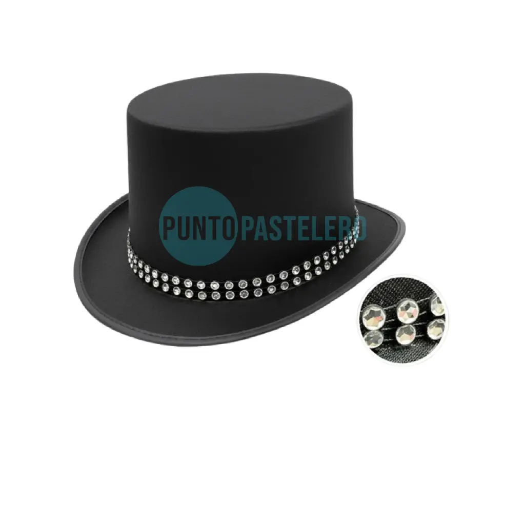 [5414978901576] GALERA ALTA NEGRA CON STRASS
