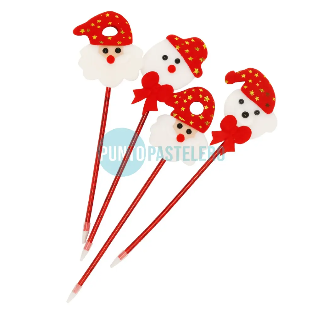 LAPICERA CON APLIQUE NAVIDEÑO (TRAZO AZUL)