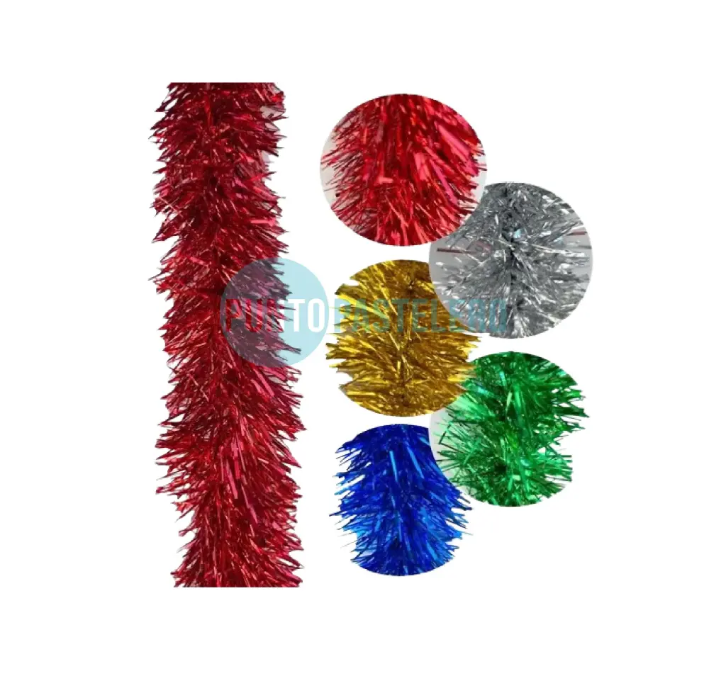 BOA NAVIDEÑA 7 CM (X 1.80 MT) (COLORES VARIOS)