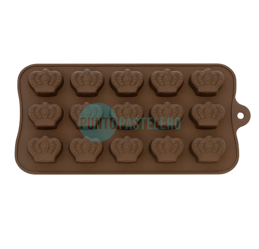 MOLDE BOMBON SILICONA CORONAS [P]