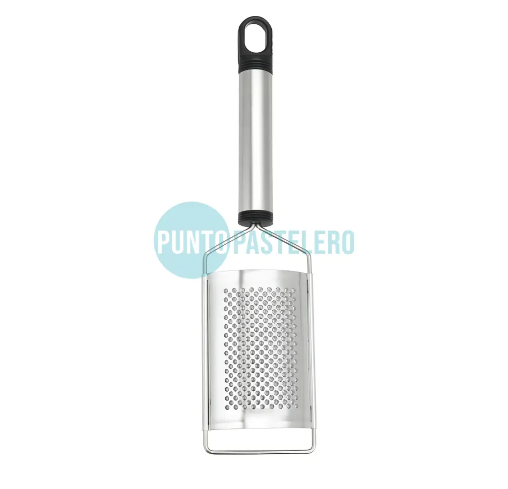 [6943801824656] RALLADOR CON MANGO ACERO INOXIDABLE CURVO (REFORZADO) (24 CM)