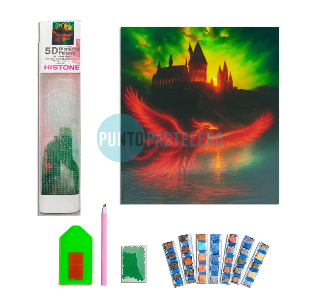 [6901886901310] KIT PINTURA DIAMANTE - AVE FENIX HARRY POTTER (40X50 CM) (GC90131)