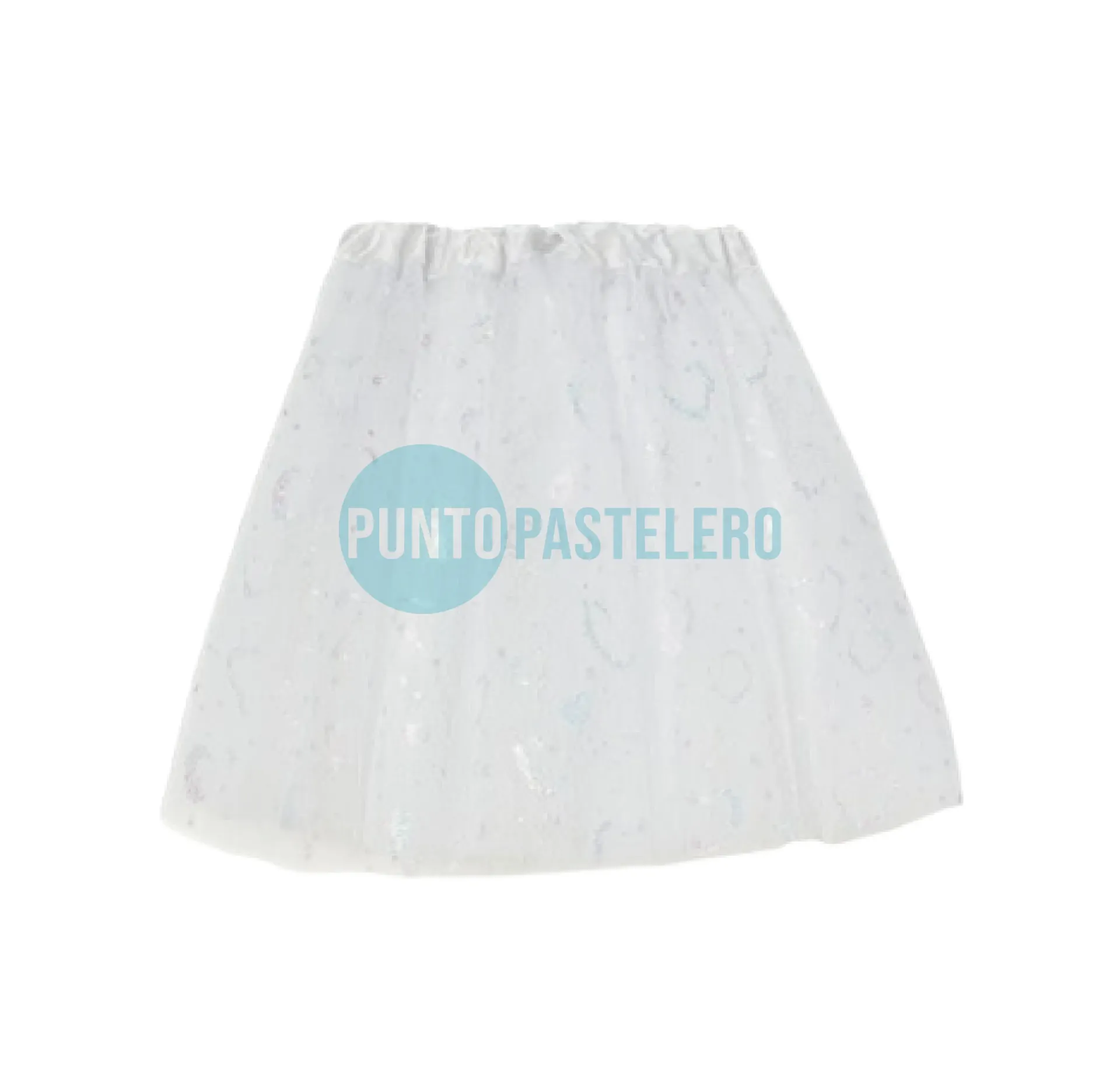 [6917150240245] TUTU TORNASOL CORAZON BLANCO