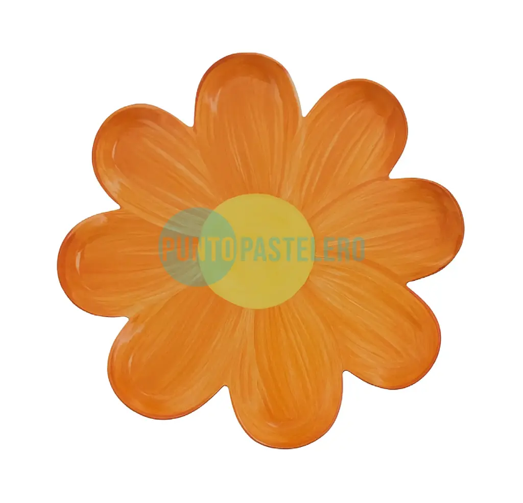 [6904752408012] PLATO POLIPAPEL MARGARITA "DAISY" (10 U.)