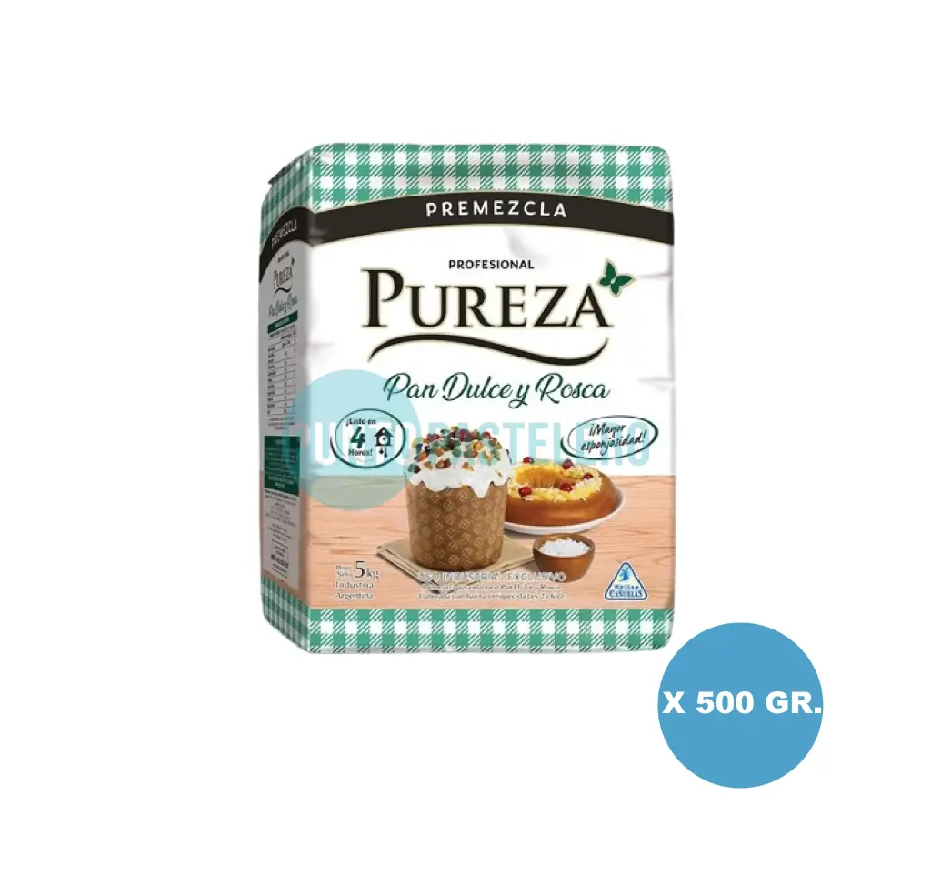 PREMEZCLA PARA PAN DULCE PUREZA (X 500 GR.)