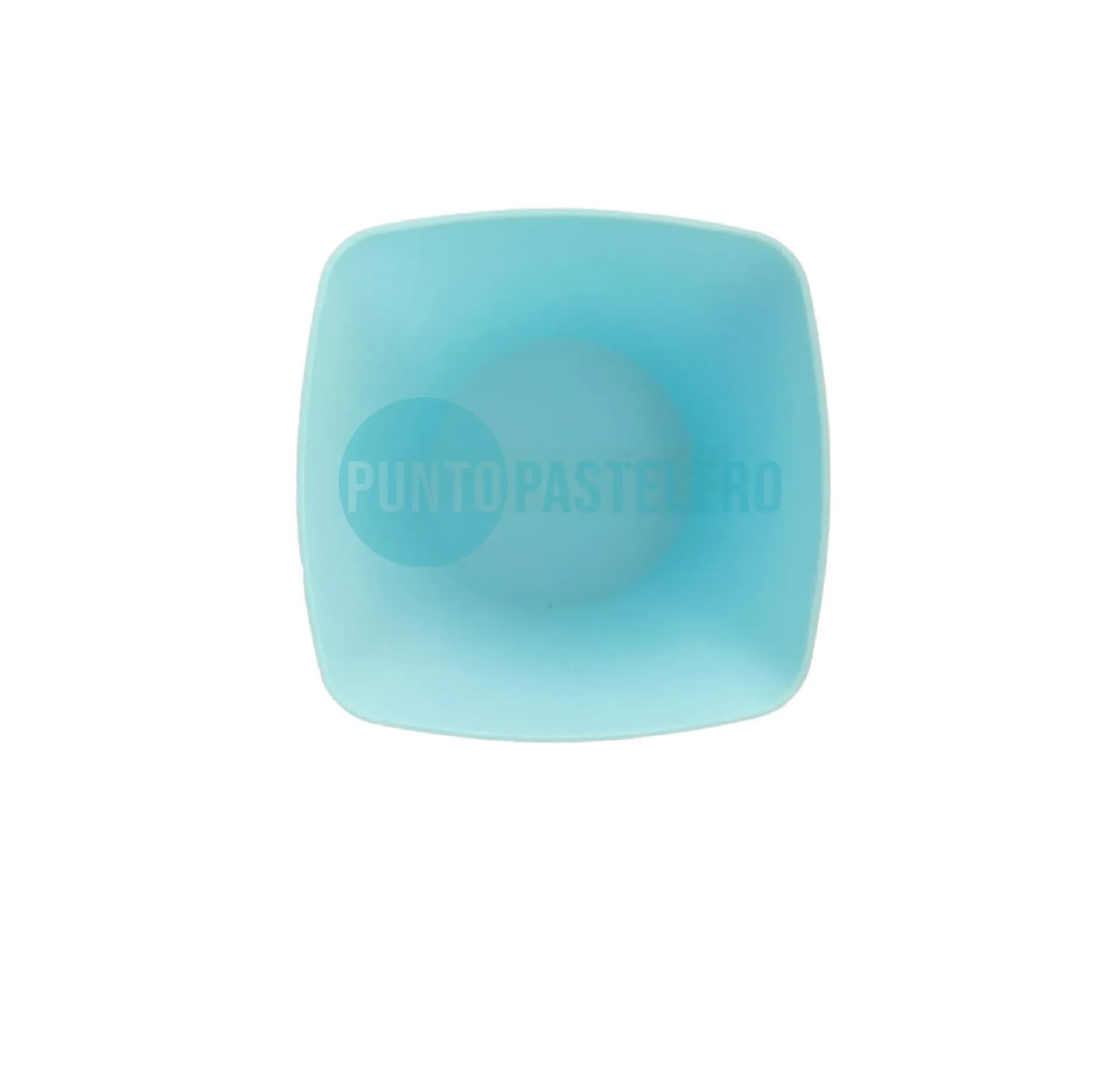 BOWL CUADRADO CELESTE KOVALPLAST (10 U.)