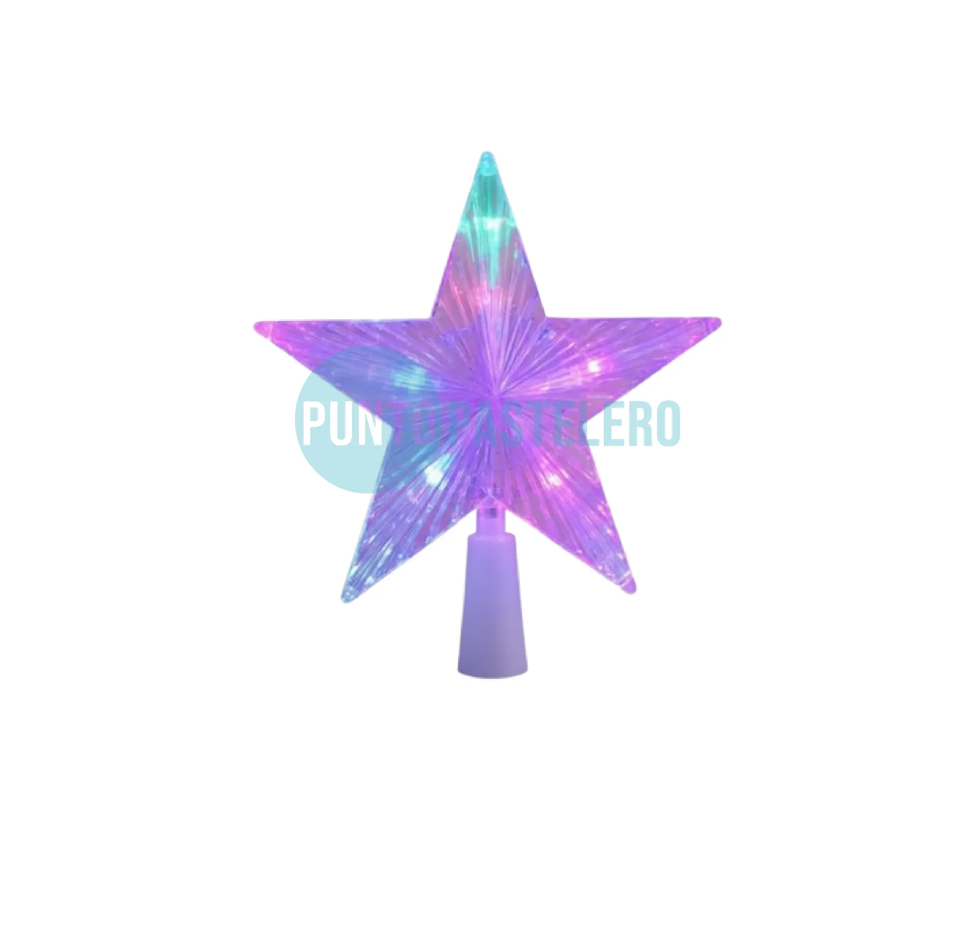 ESTRELLA PUNTAL CON LUZ (PILA AA)
