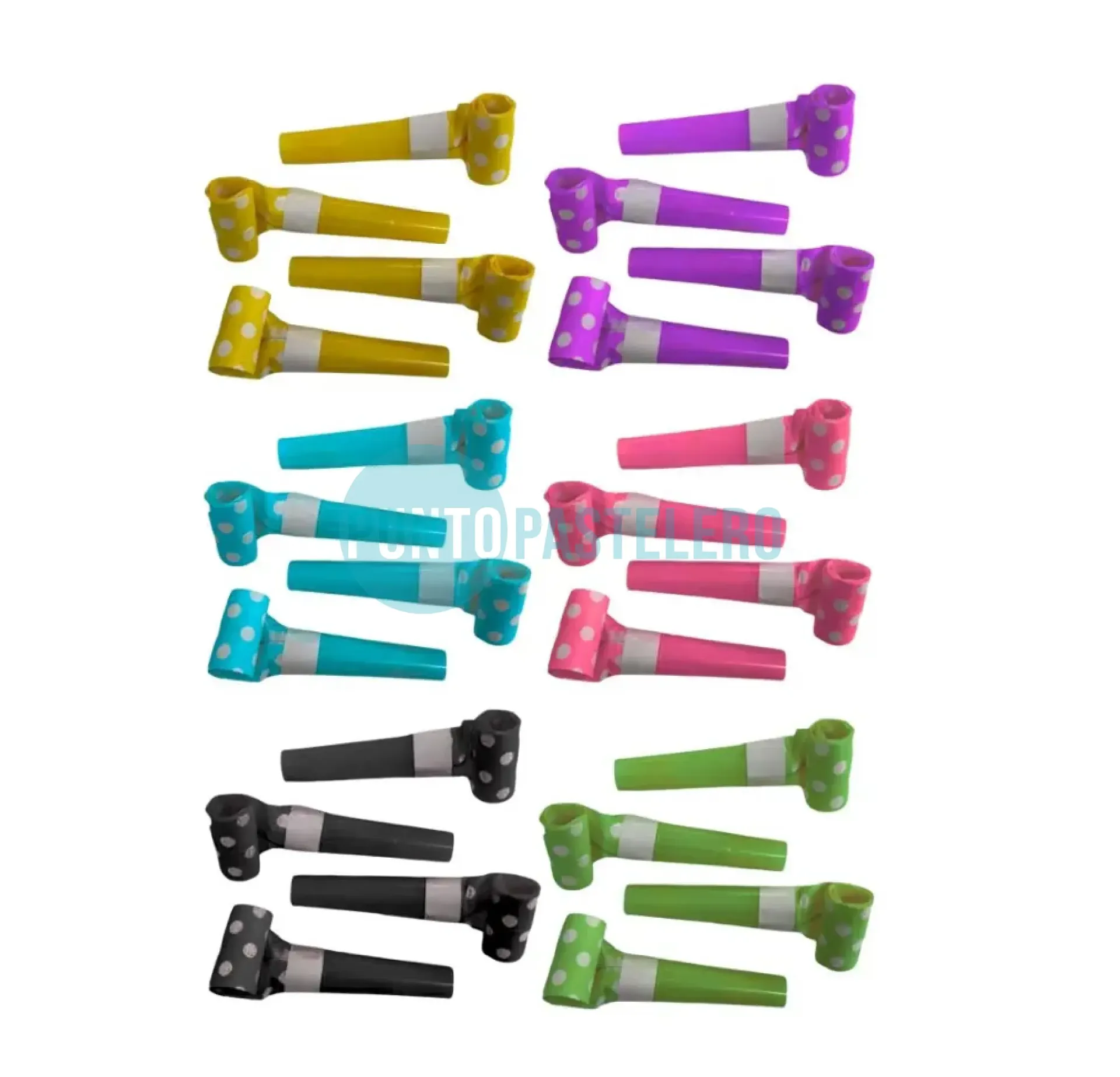 ASUSTA SUEGRA A LUNARES (COLORES) (X 10 U.)