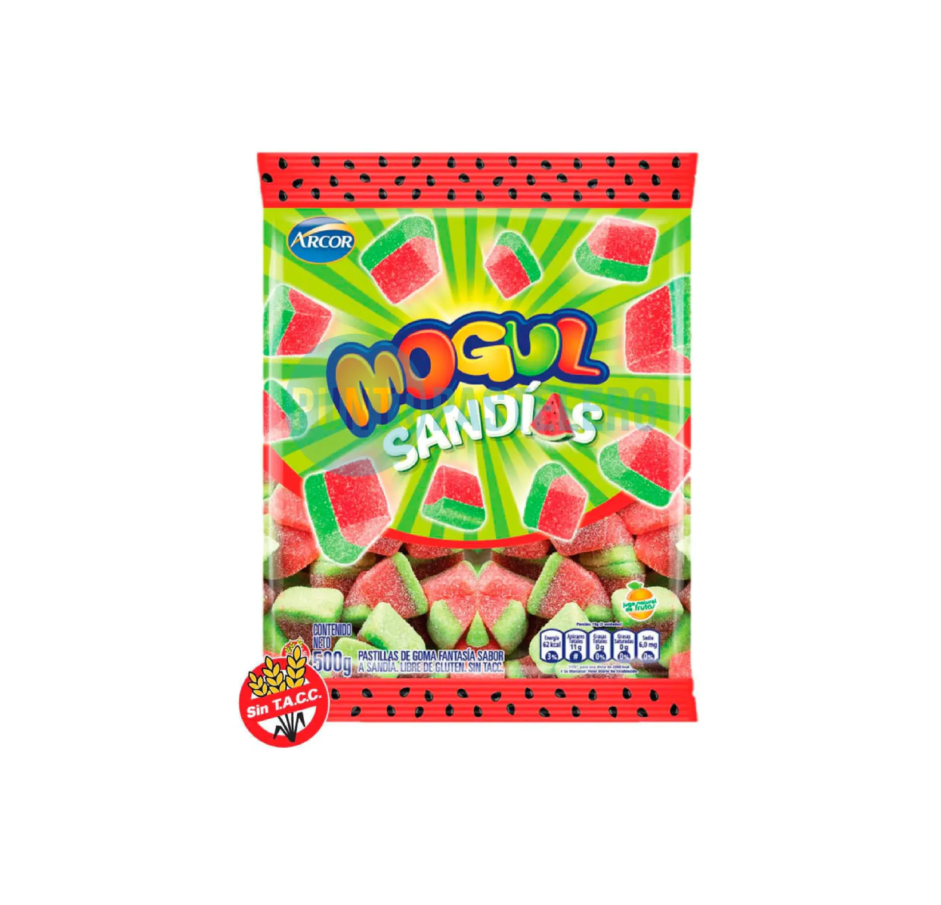 GELATINA MOGUL CEREZA (X 25 GR.)