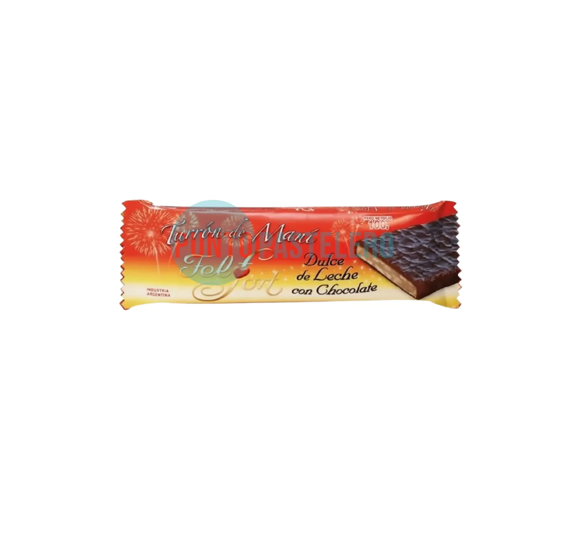 TURRON FELFORT DELICIA DULCE DE LECHE (X 100 GR.)