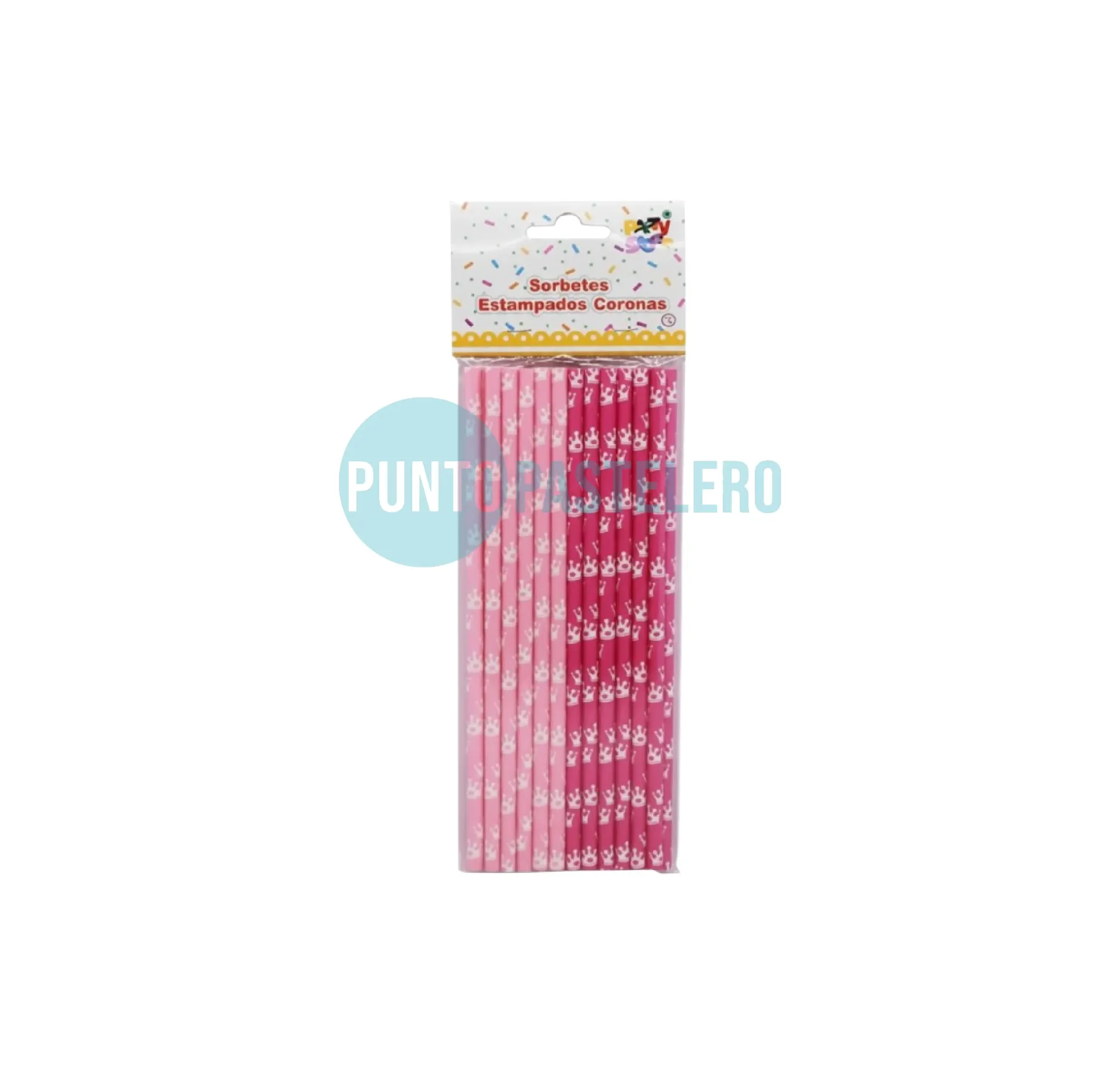 [7798322358000] SORBETES DE POLIPAPEL CORONAS (X 25 U.) (PARTY STORE)