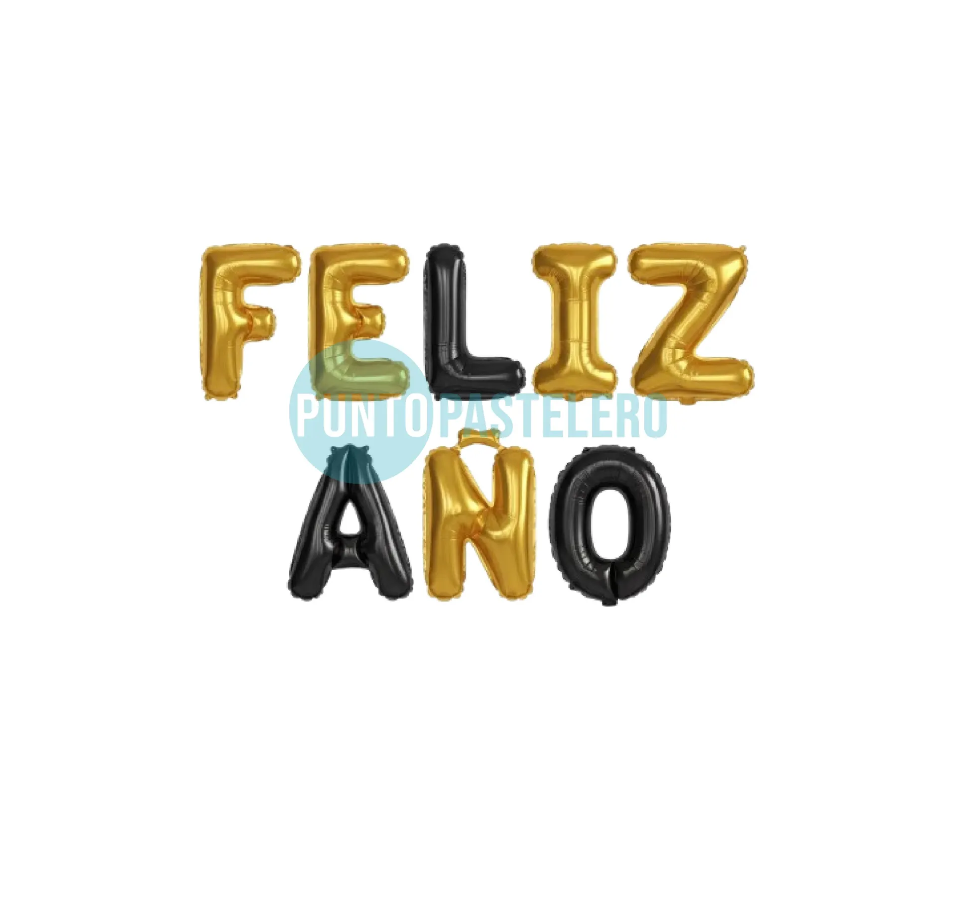 GLOBO FRASE FELIZ AÑO (PARTY STORE)