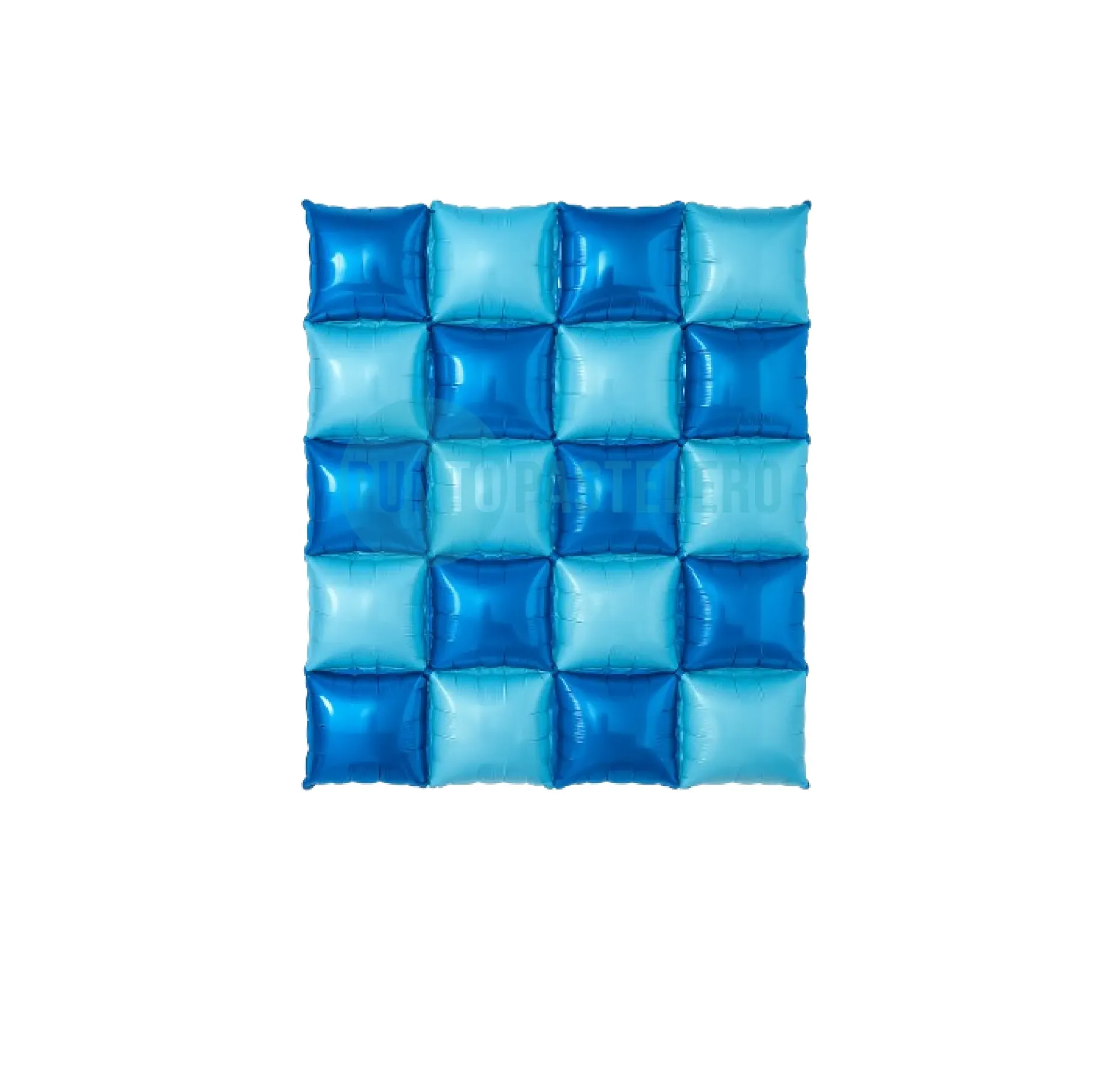 MYLAR WALL (AZUL-CELESTE) (25 GLOBOS + 100 PUNTOS)