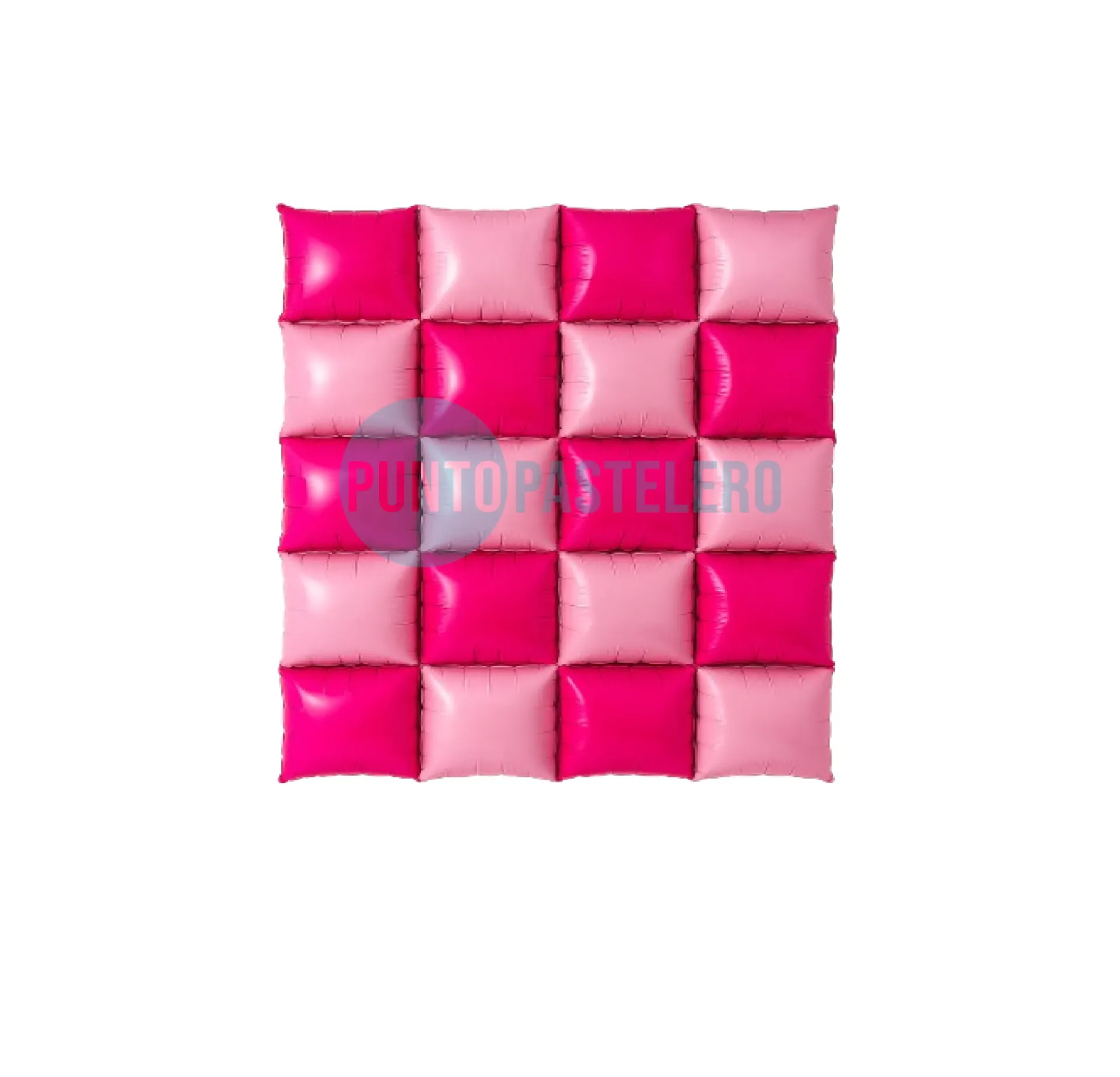 MYLAR WALL (ROSA-FUCSIA) (25 GLOBOS + 100 PUNTOS) 