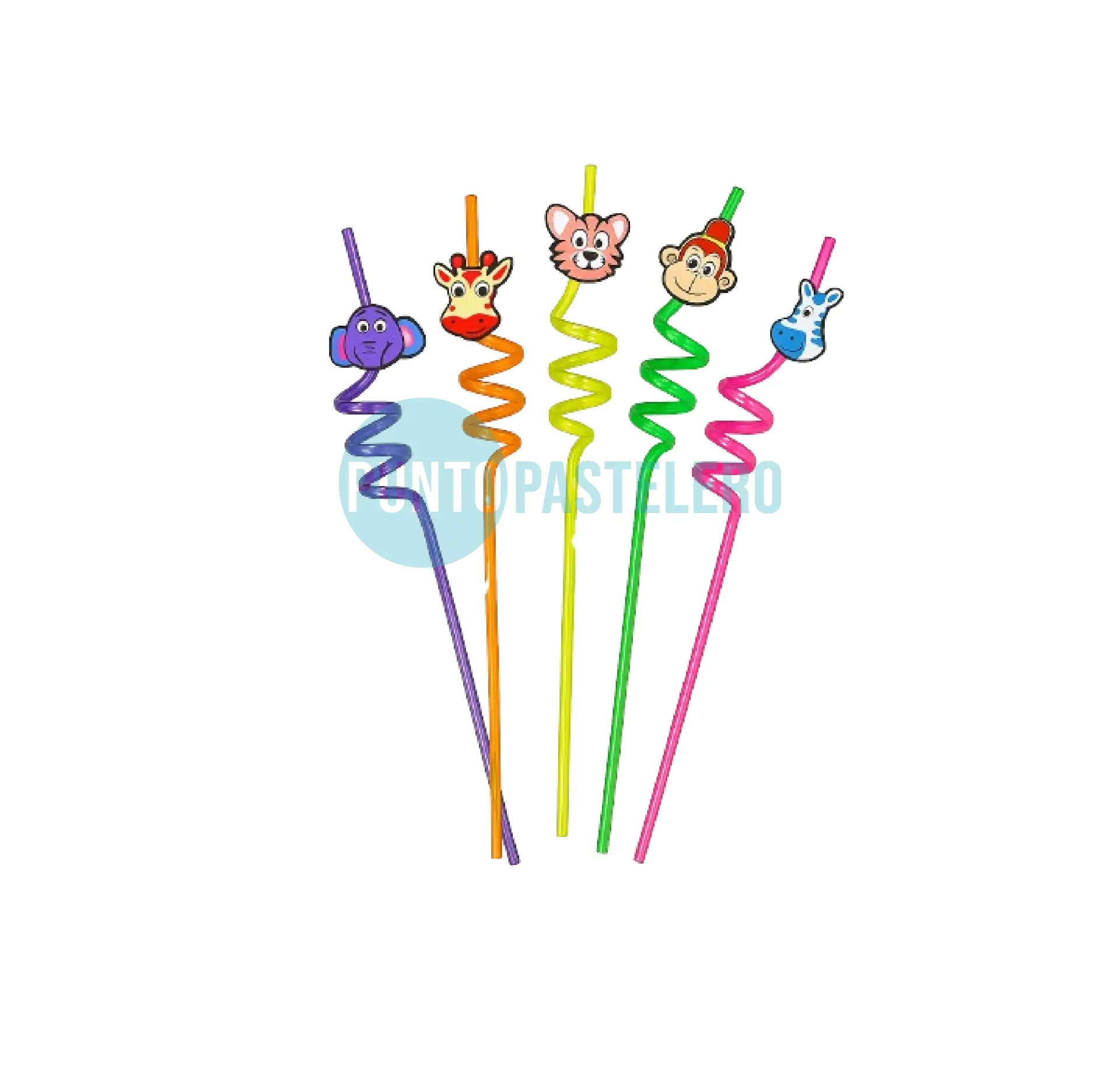 SORBETE CON FORMA ANIMALITOS DE LA SELVA (X 5 U.)