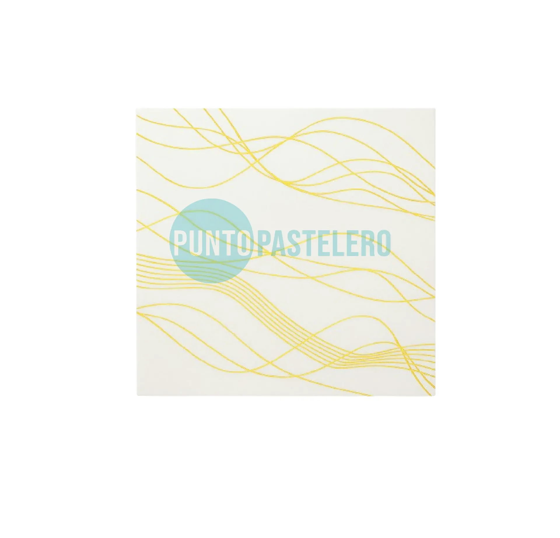 [6987202576257] SERVILLETA CON STAMPING LINEAS DORADAS (X 12 U.) 