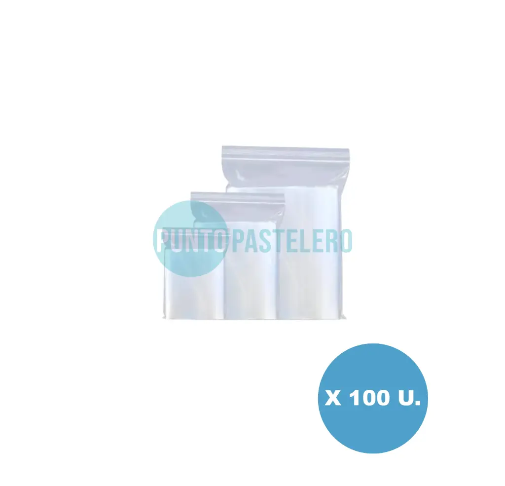 BOLSA BD CIERRE ZIPPER 8 X 12 CM