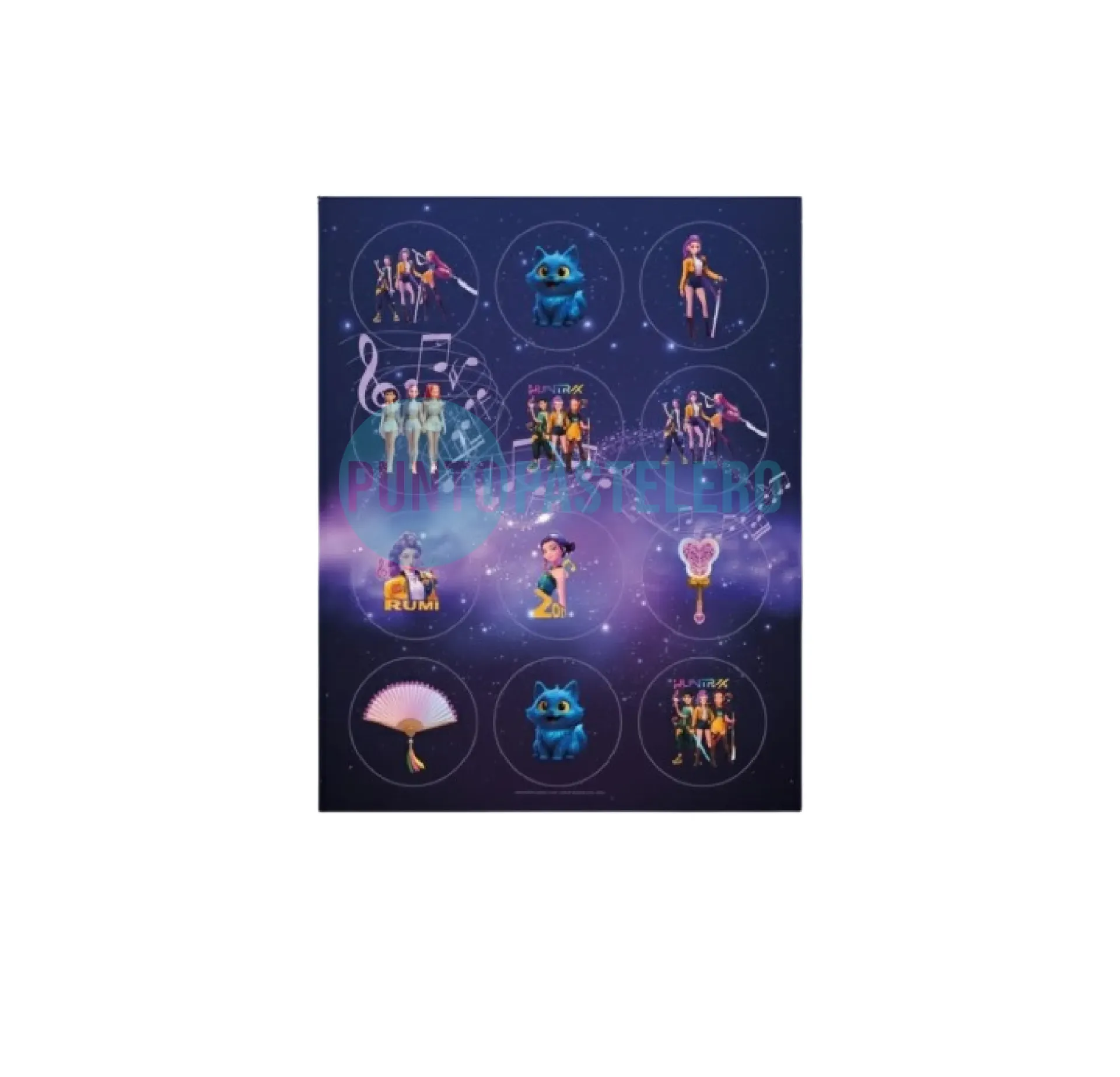 STICKERS GUERRERAS K-POP (72 U.)