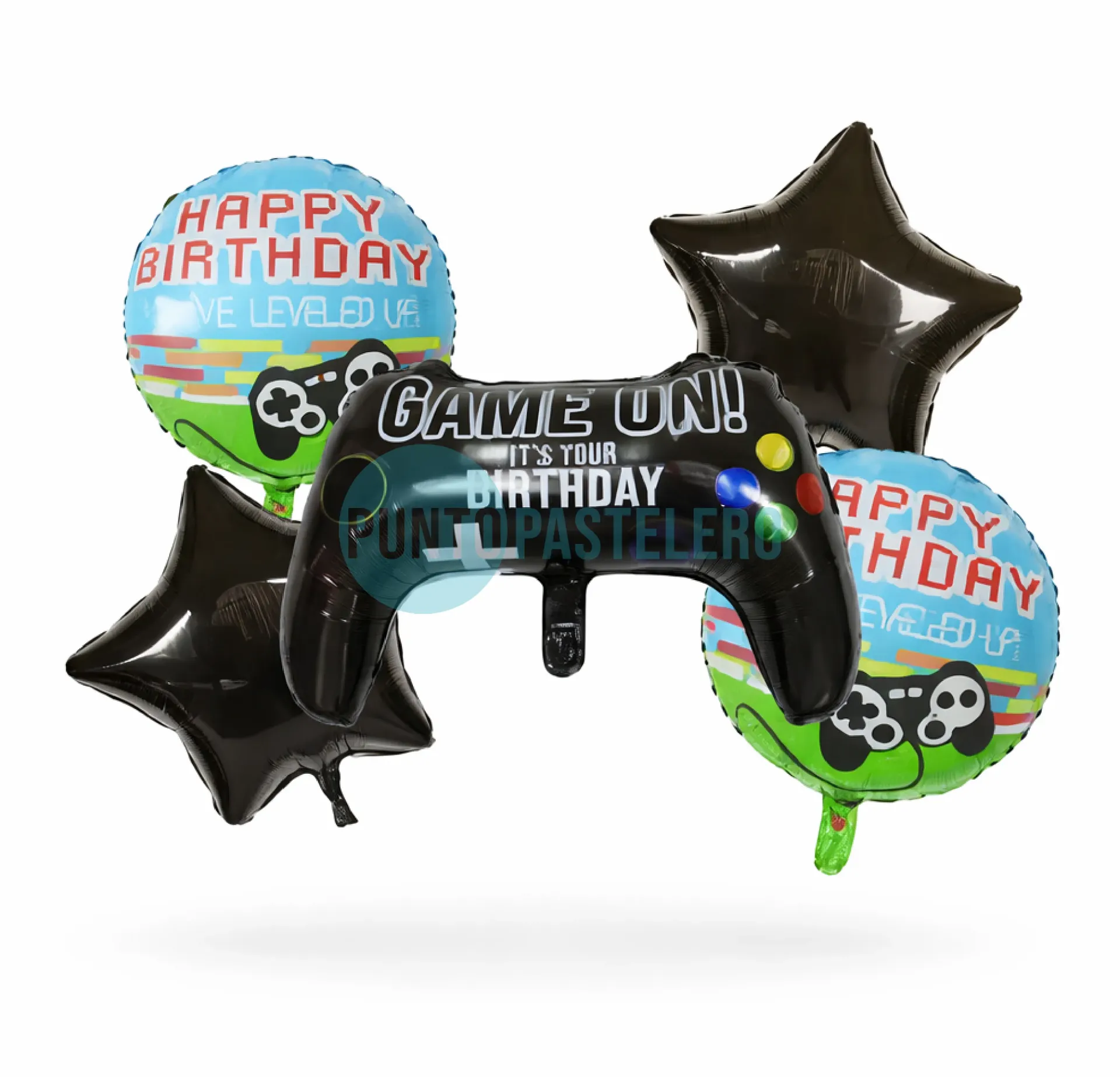 SET DE GLOBOS PLAY STATION (5 PZ)