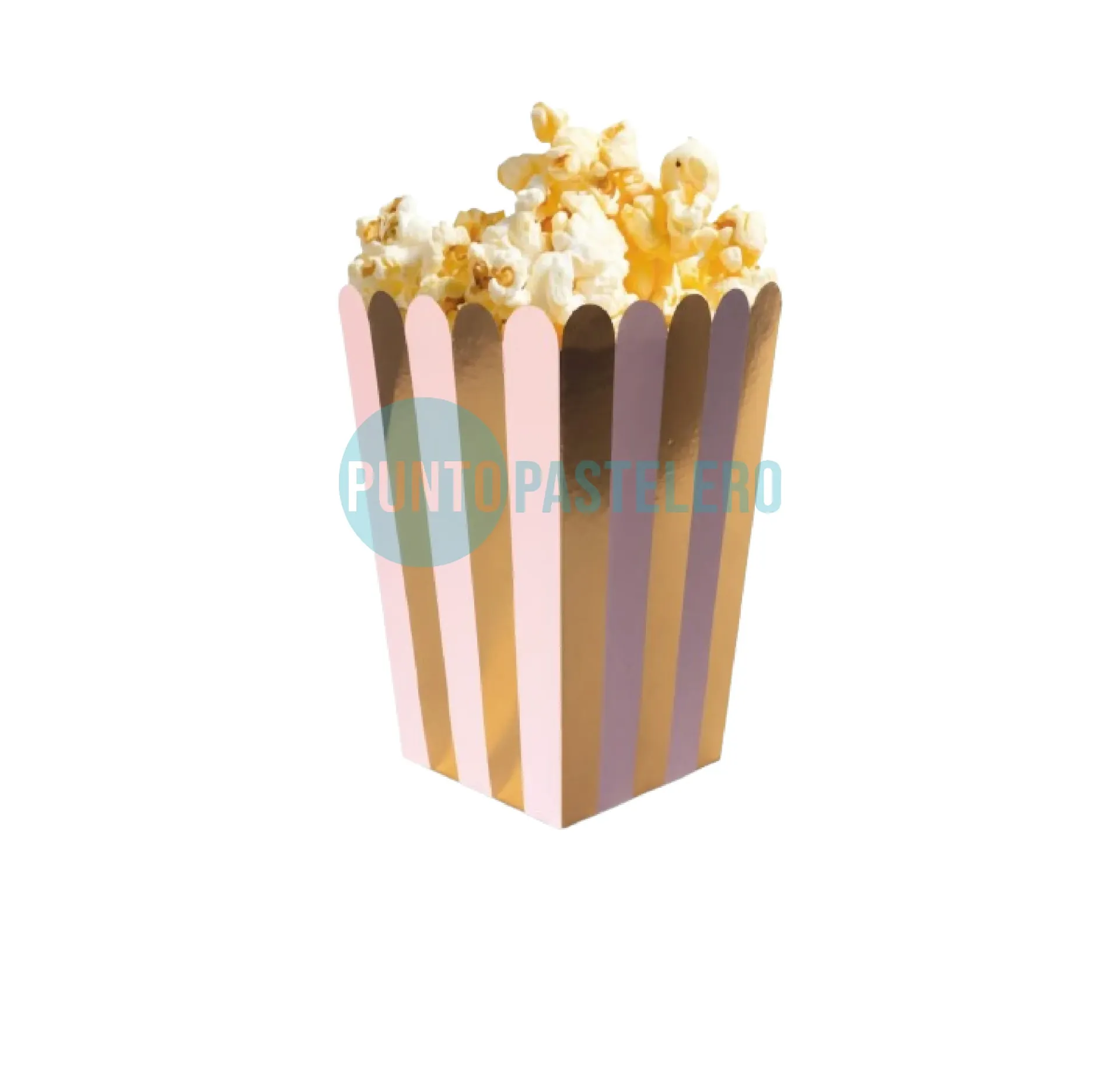 [7799051007658] POCHOCLERAS ROSA Y DORADO A RAYAS (8 U.)