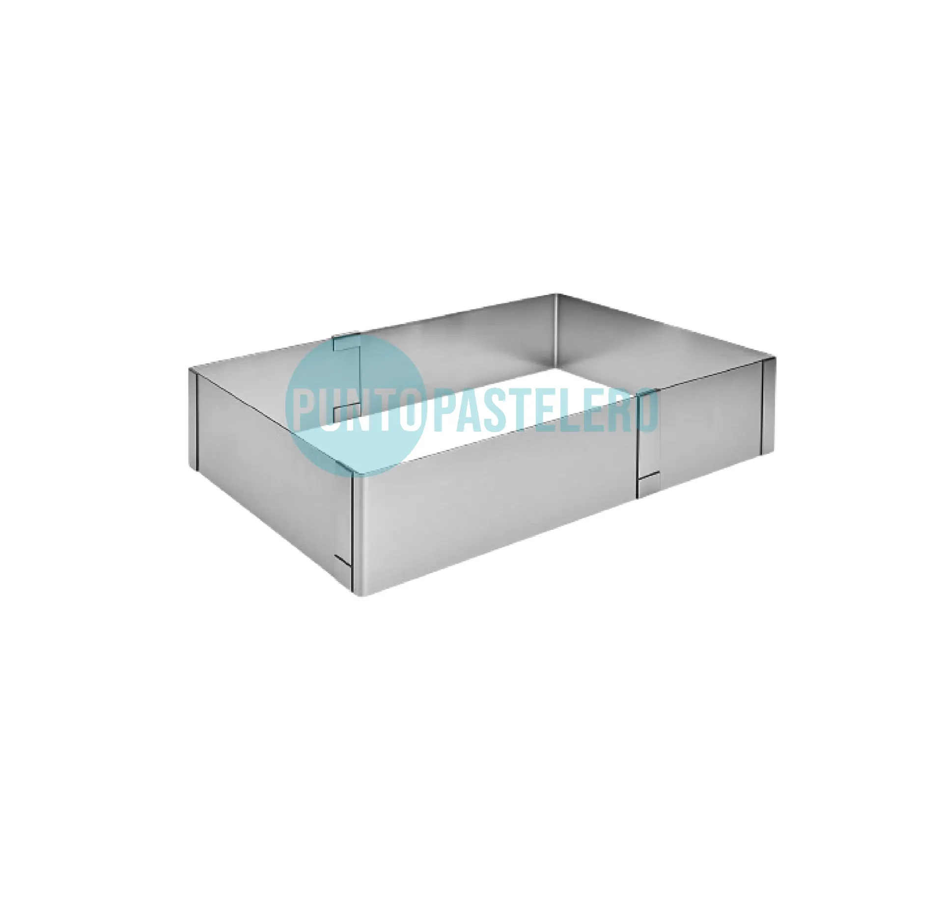 CINTURA MOLDE POSTRE RECTANGULAR EXTENSIBLE (27X20X5 CM)