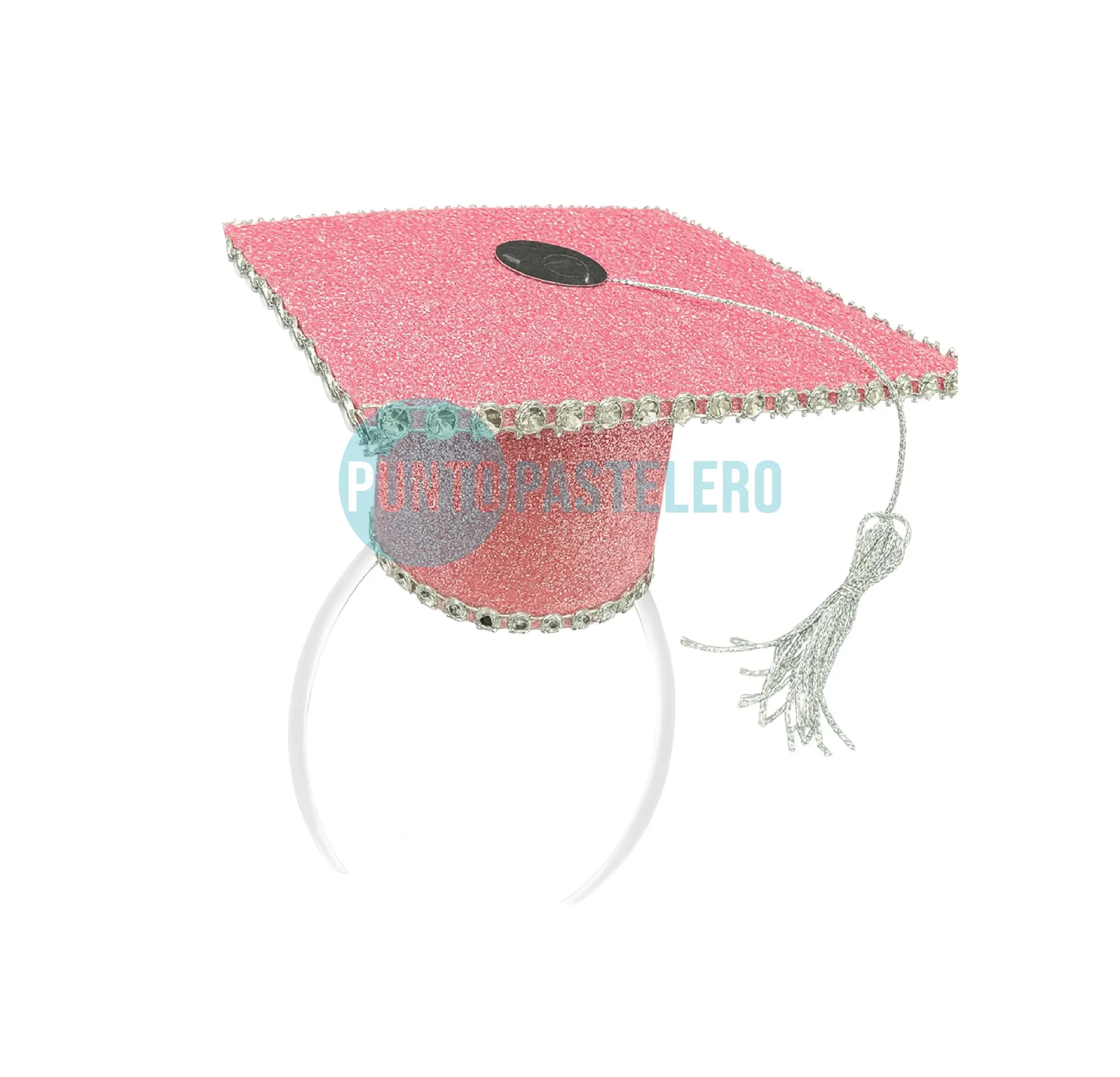 VINCHA GORRO EGRESADO ROSA