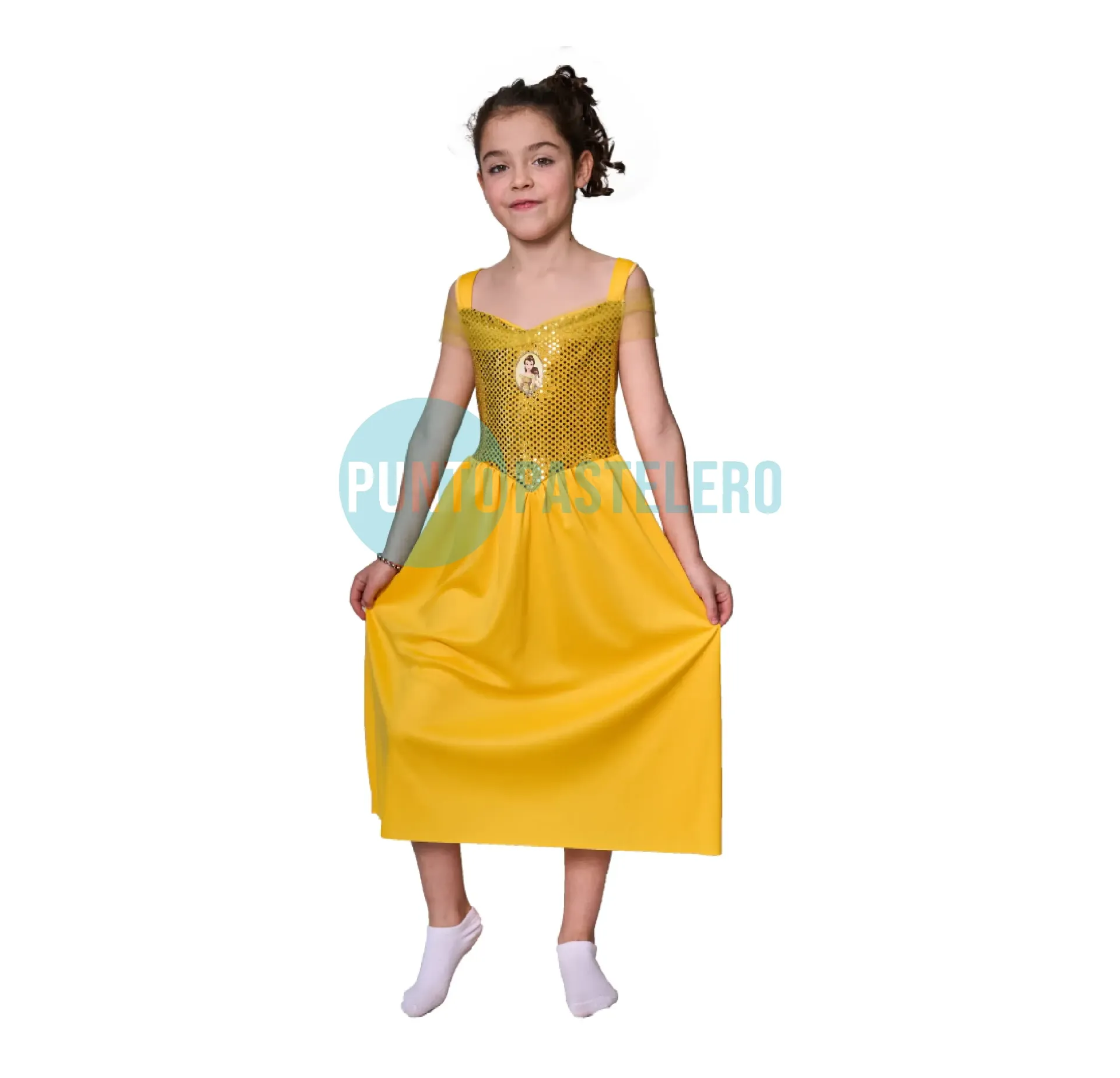 DISFRAZ OFICIAL LA BELLA (TALLE 1) (5-6 AÑOS)